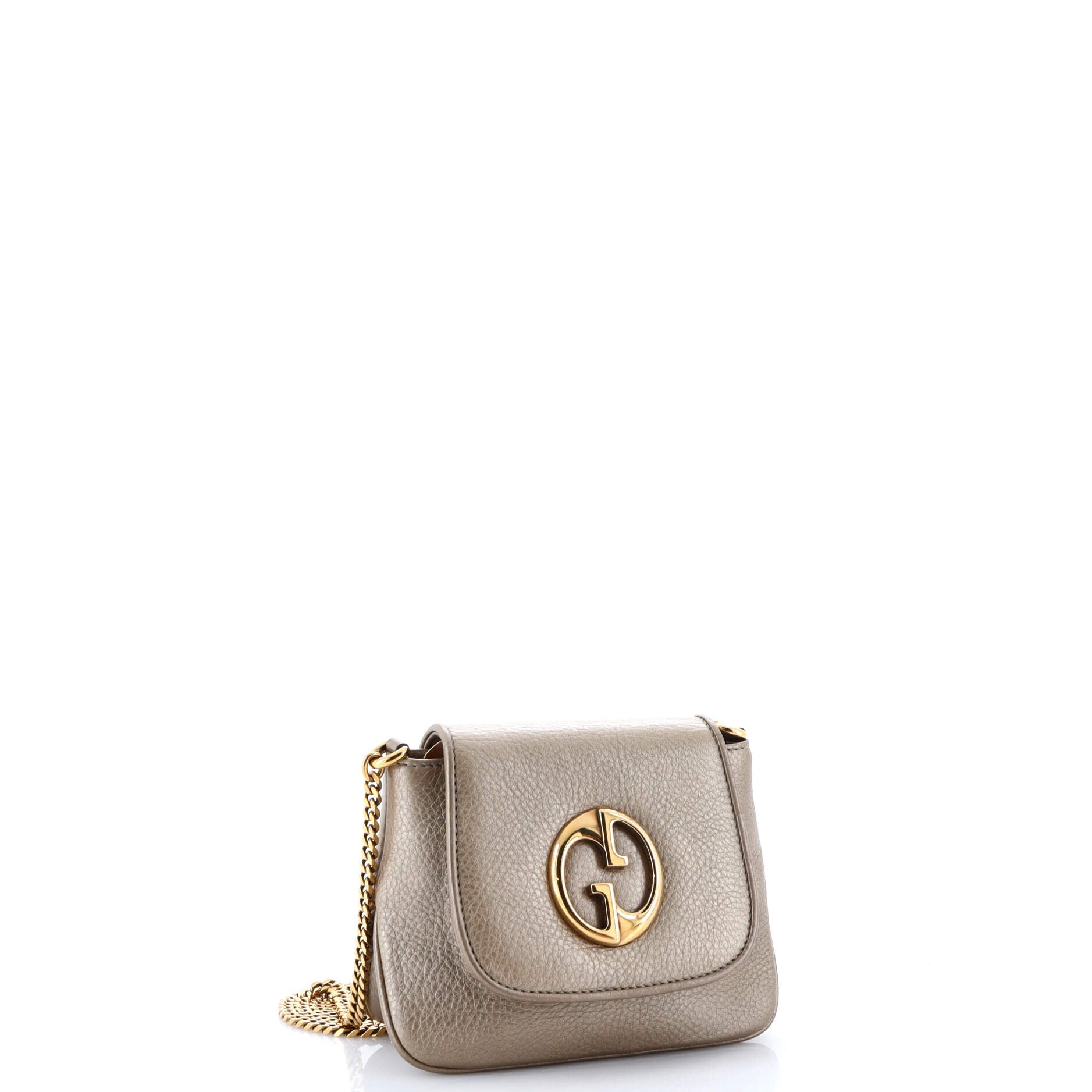 Gucci 1973 Chain Shoulder Bag Leather Small