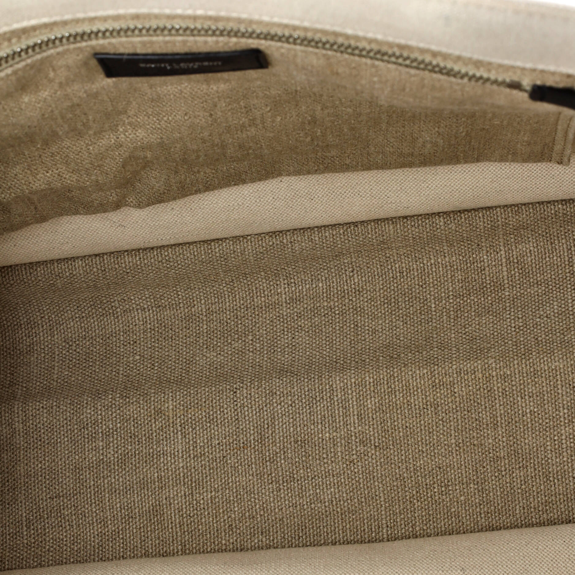 Saint Laurent Rive Gauche Shopper Tote Canvas Small