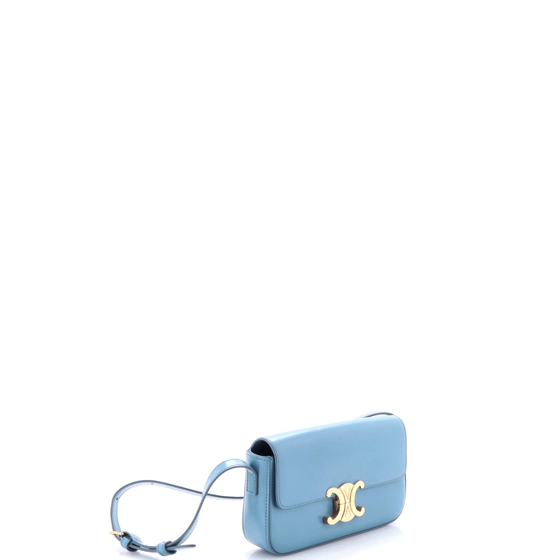 Celine Triomphe East-West Shoulder Bag Smooth Calfskin