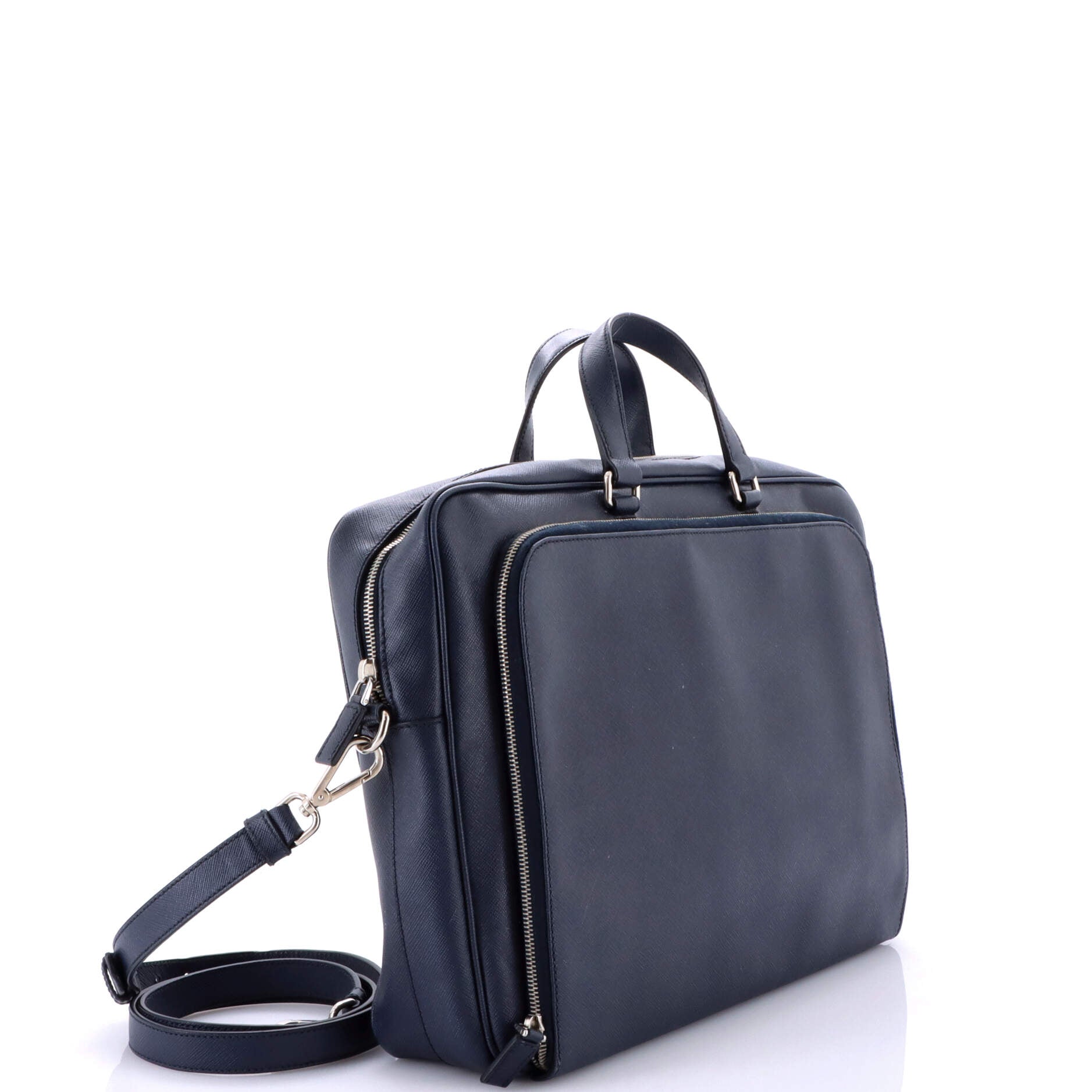 Prada Travel Briefcase Saffiano Leather