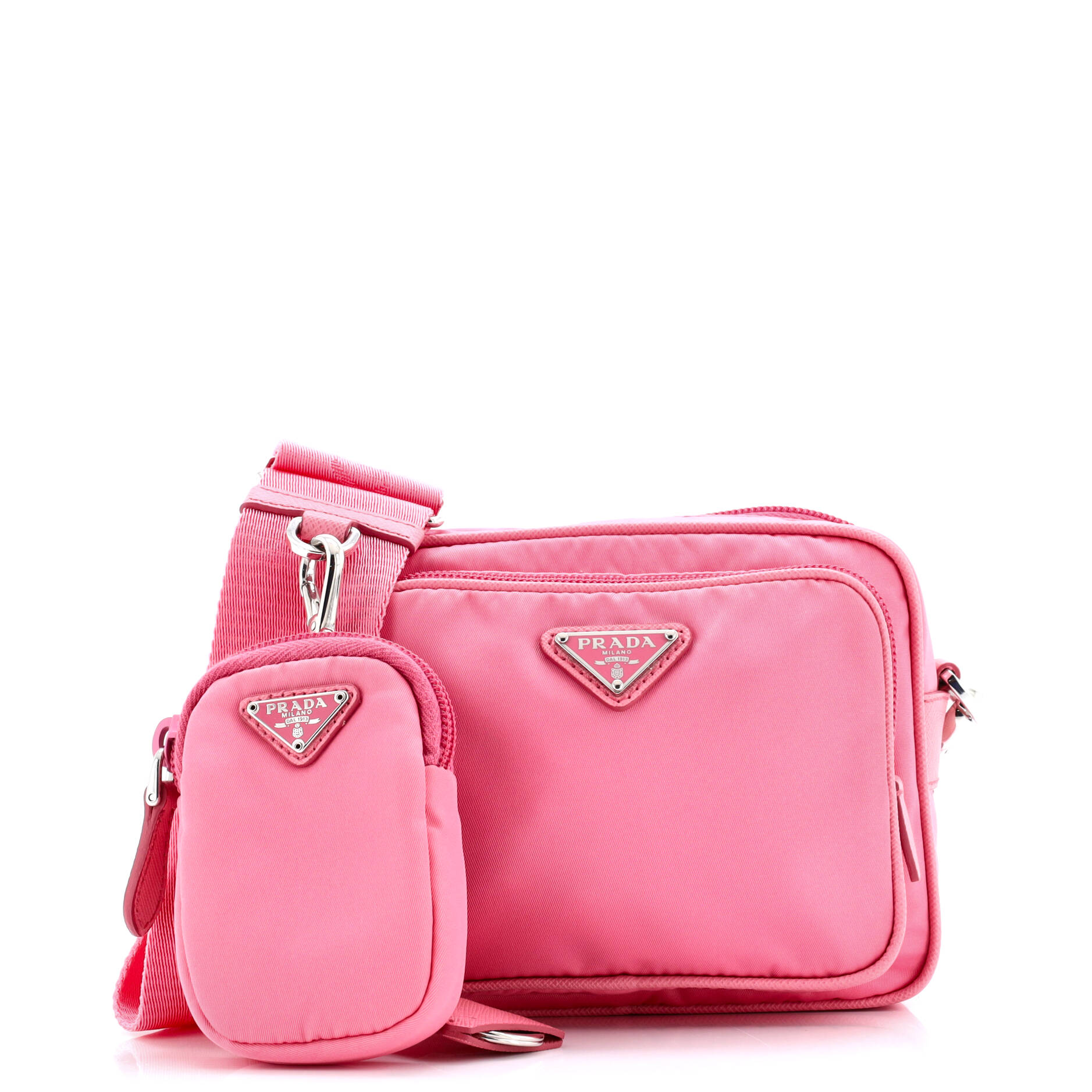 Prada Re-Edition 2005 Camera Bag Tessuto with Saffiano Leather Mini