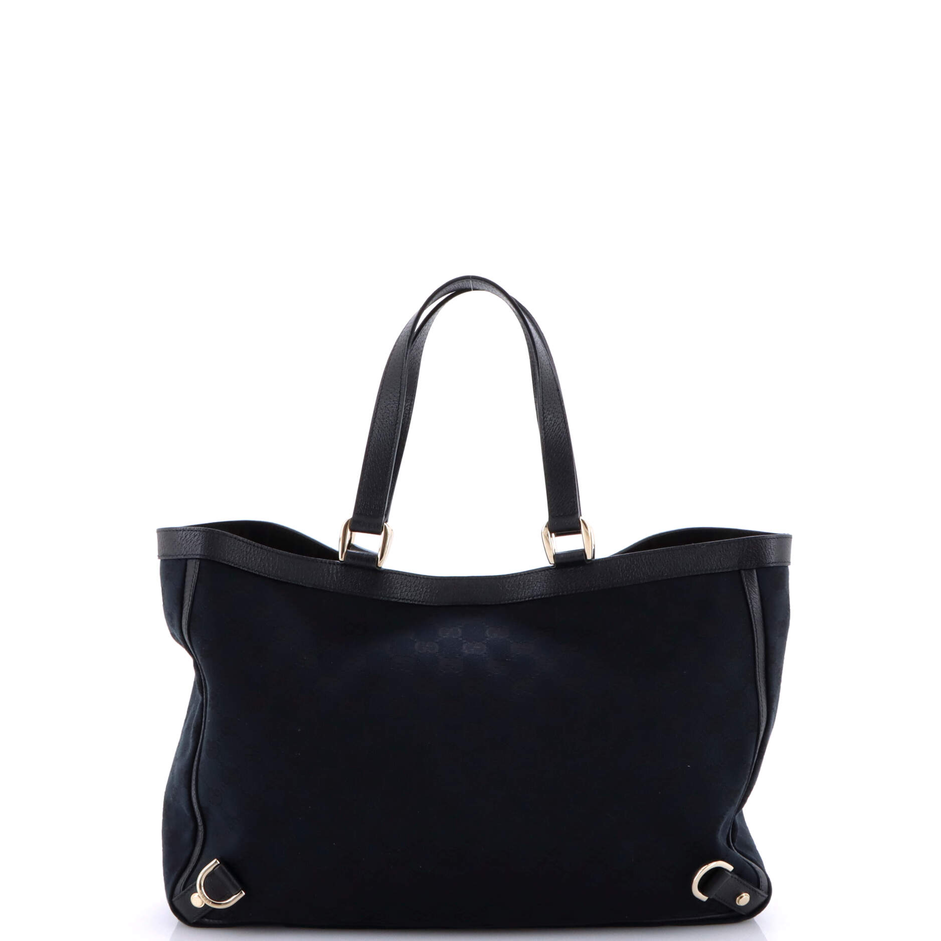 Gucci Abbey D-Ring Tote GG Canvas with Leather Large