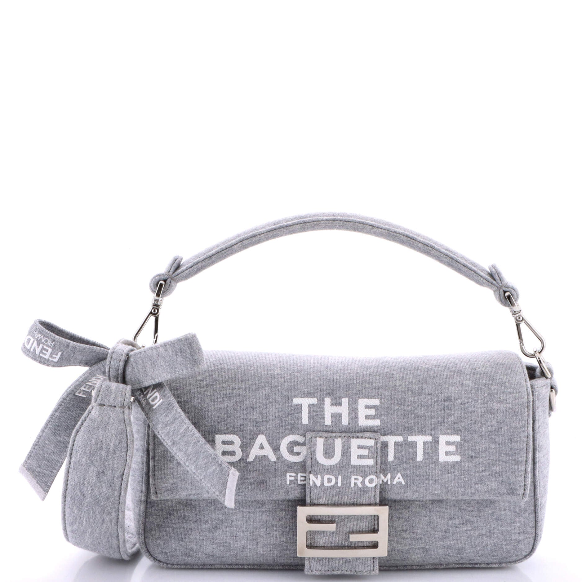 Fendi x Marc Jacobs Bow Baguette NM Bag Embroidered Jersey Medium