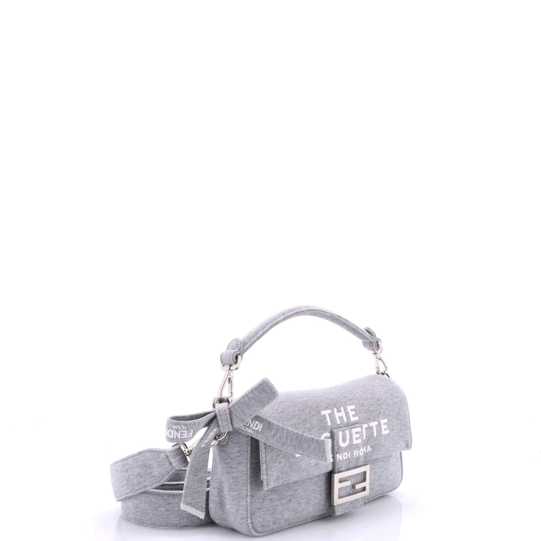 Fendi x Marc Jacobs Bow Baguette NM Bag Embroidered Jersey Medium