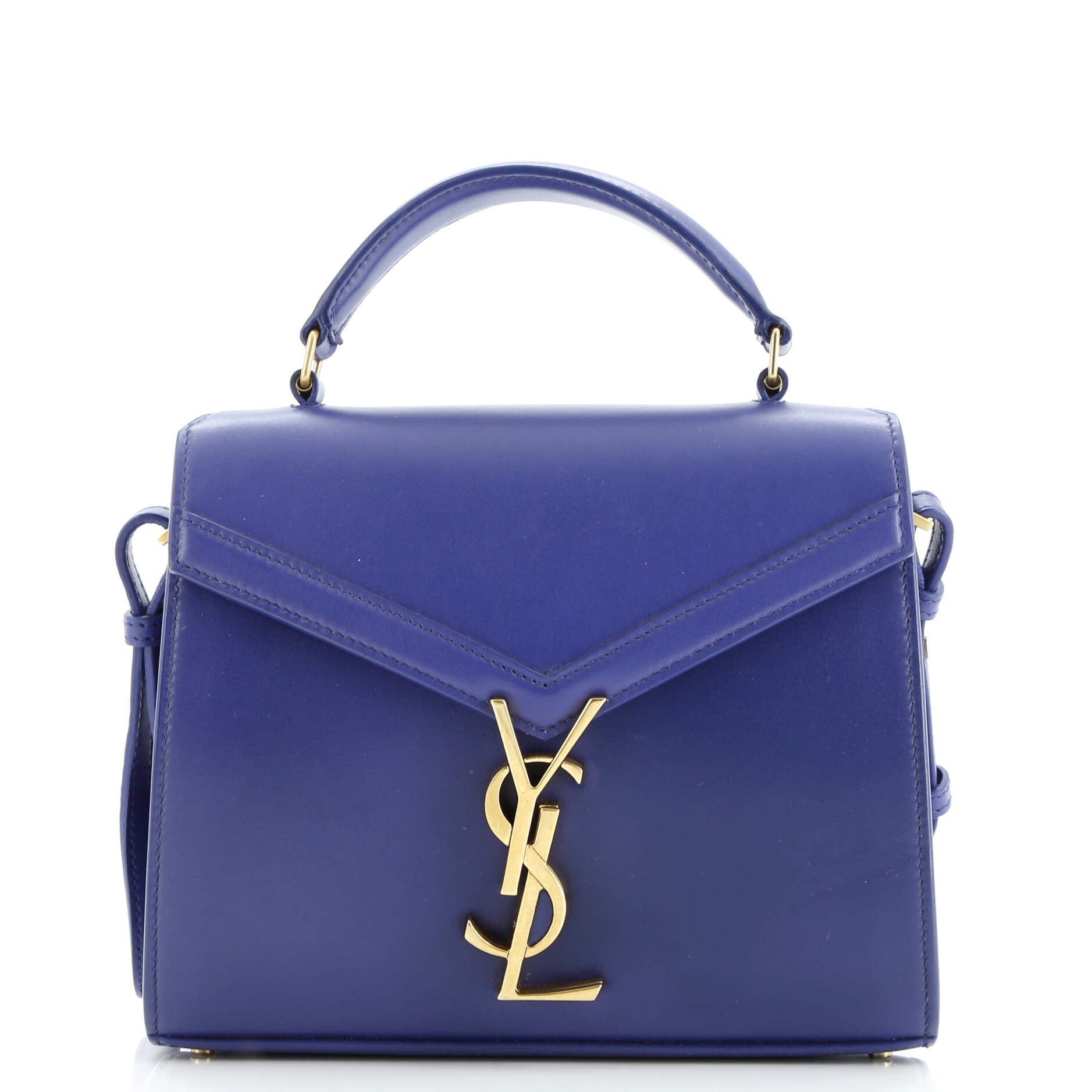 Saint Laurent Cassandra Top Handle Bag Leather Mini