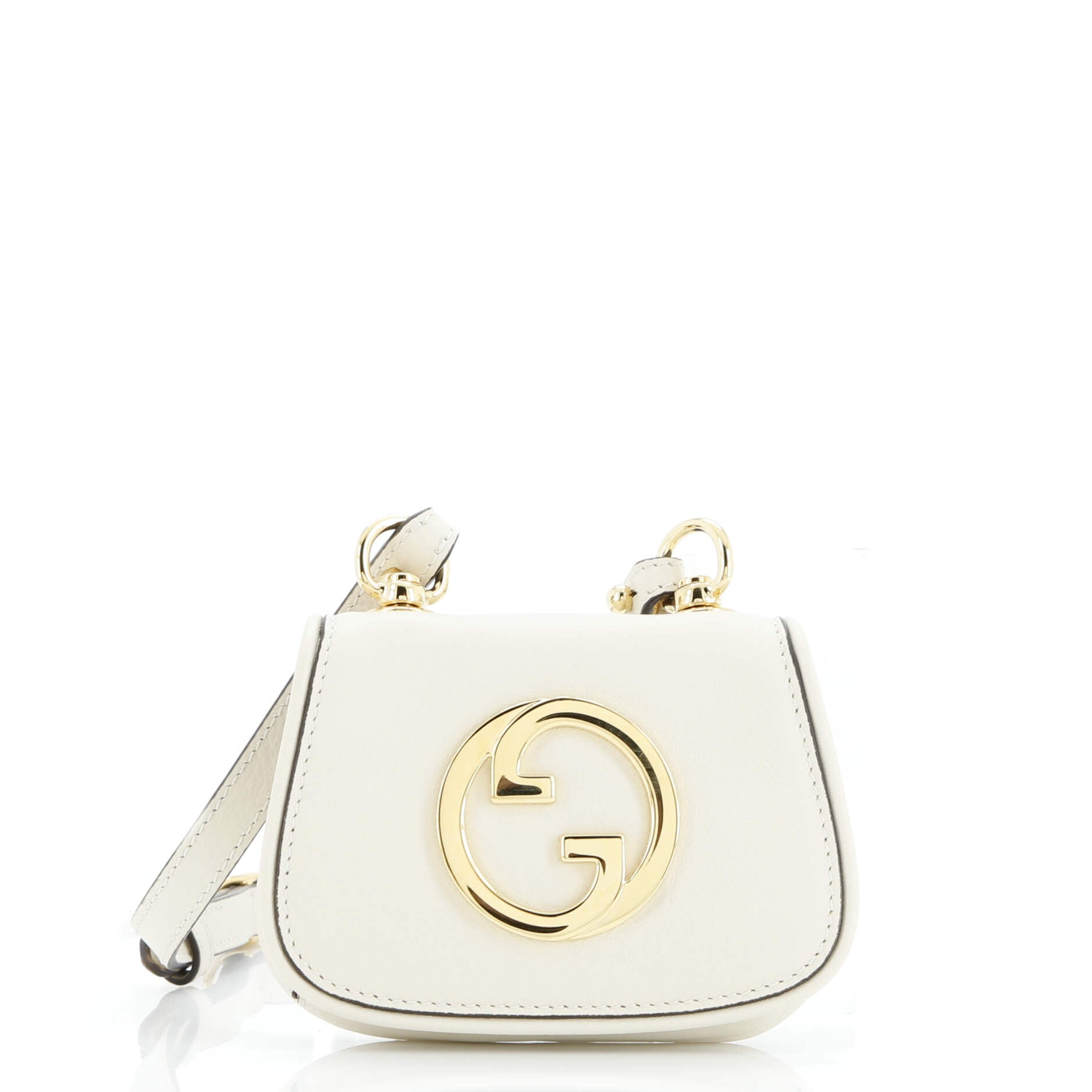 Gucci Blondie NM Card Case Wallet with Strap Leather