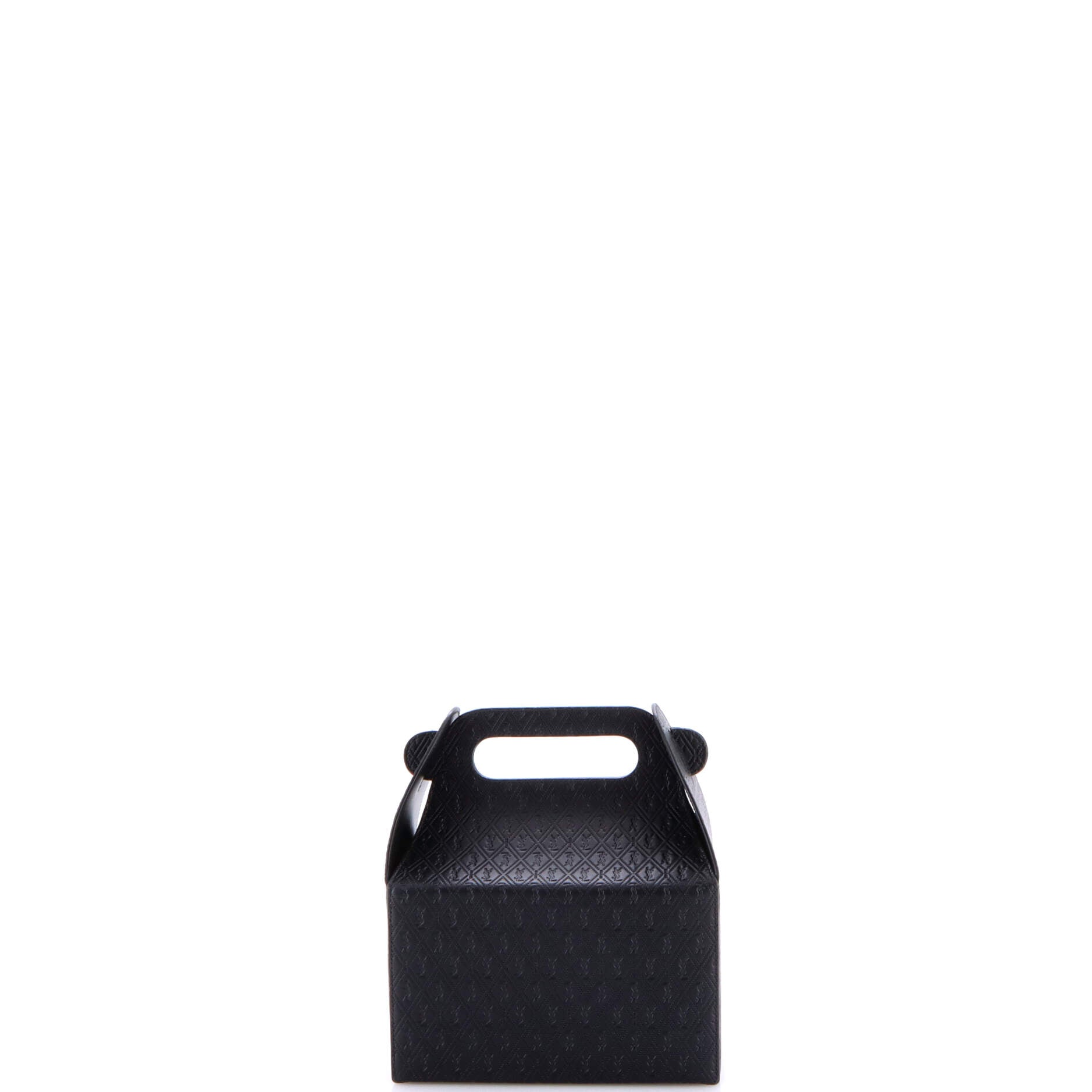 Saint Laurent Take-Away Box Bag Monogram All Over Leather