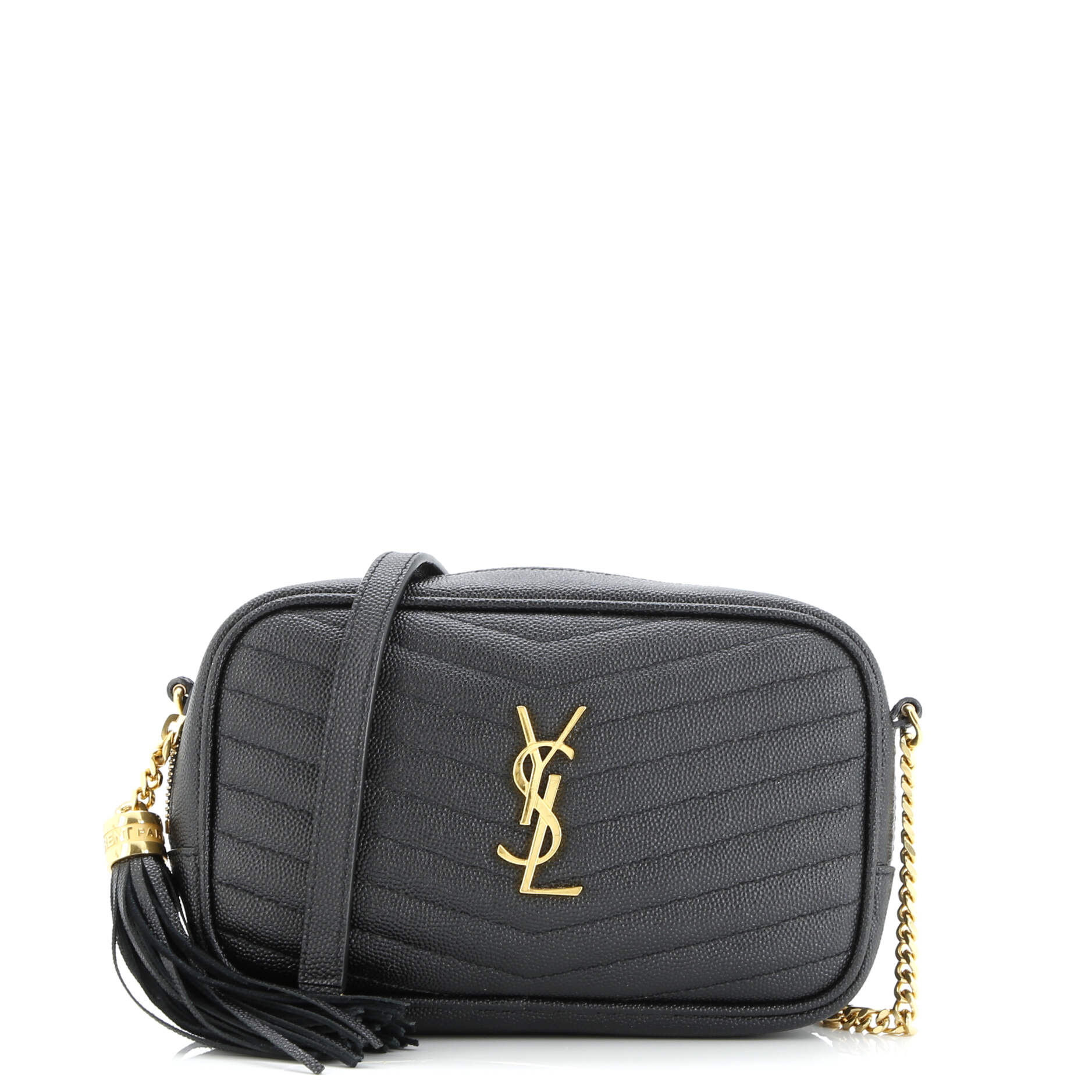 Saint Laurent Lou Camera Bag Matelasse Chevron Leather Mini