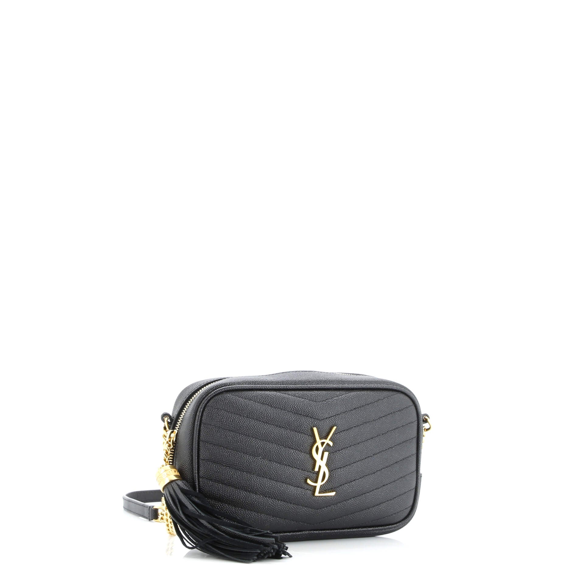 Saint Laurent Lou Camera Bag Matelasse Chevron Leather Mini