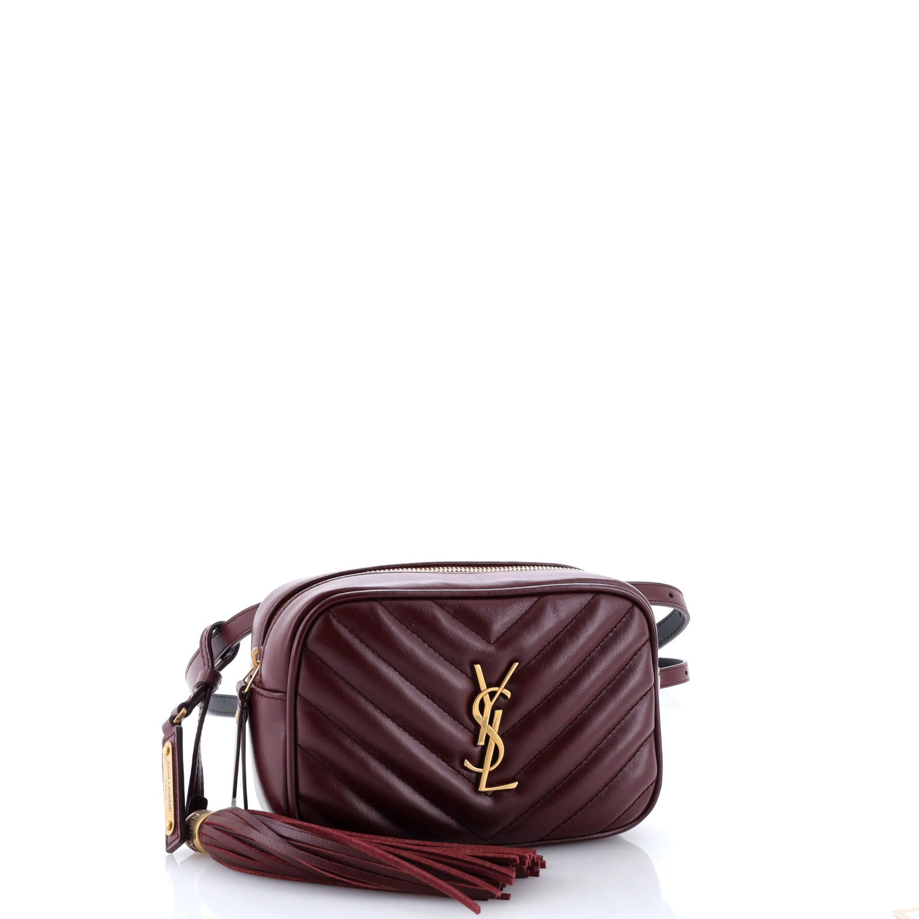 Saint Laurent Lou Belt Bag Matelasse Chevron Leather