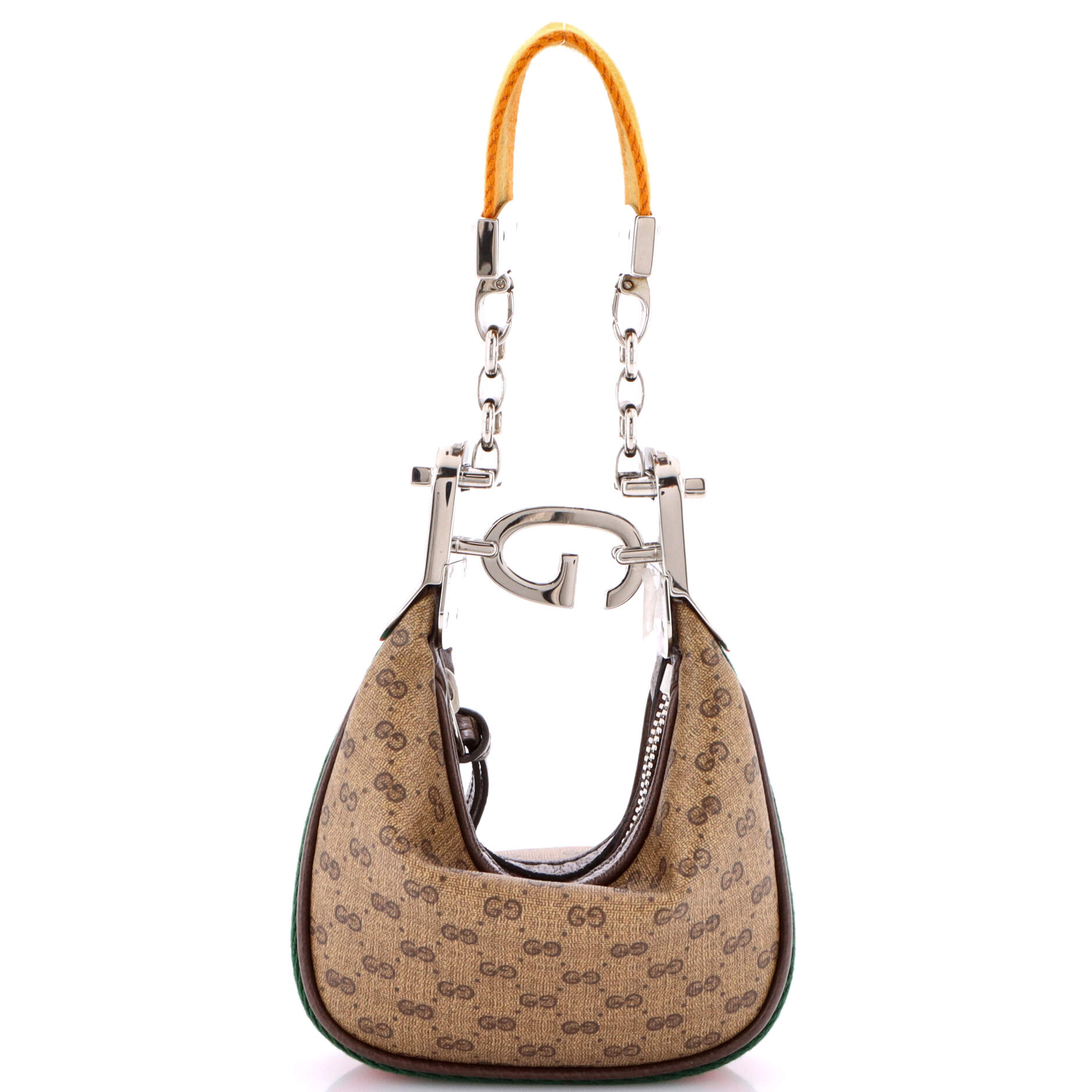 Gucci Attache Shoulder Bag Micro GG Coated Canvas Mini