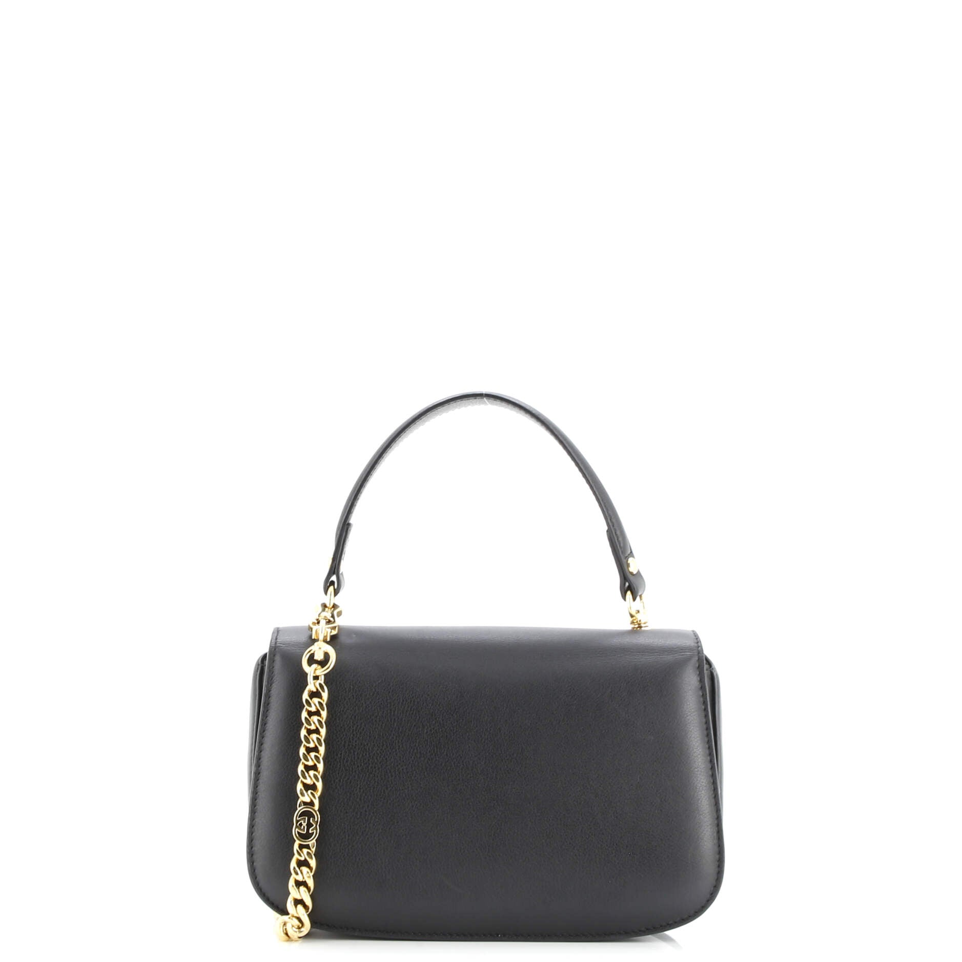 Gucci Blondie NM Chain Top Handle Bag Leather Small