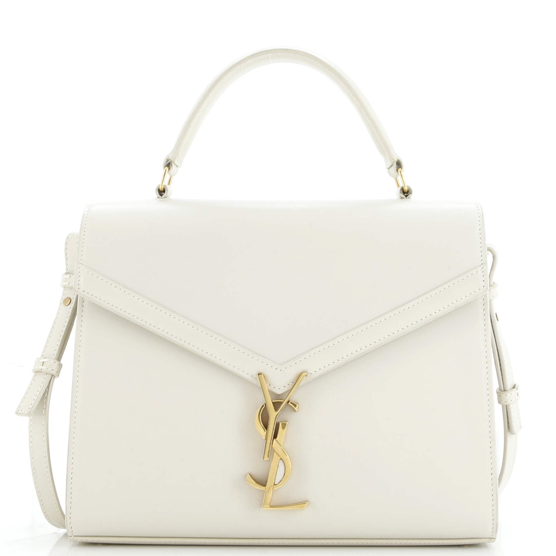 Saint Laurent Cassandra Top Handle Bag Leather Medium