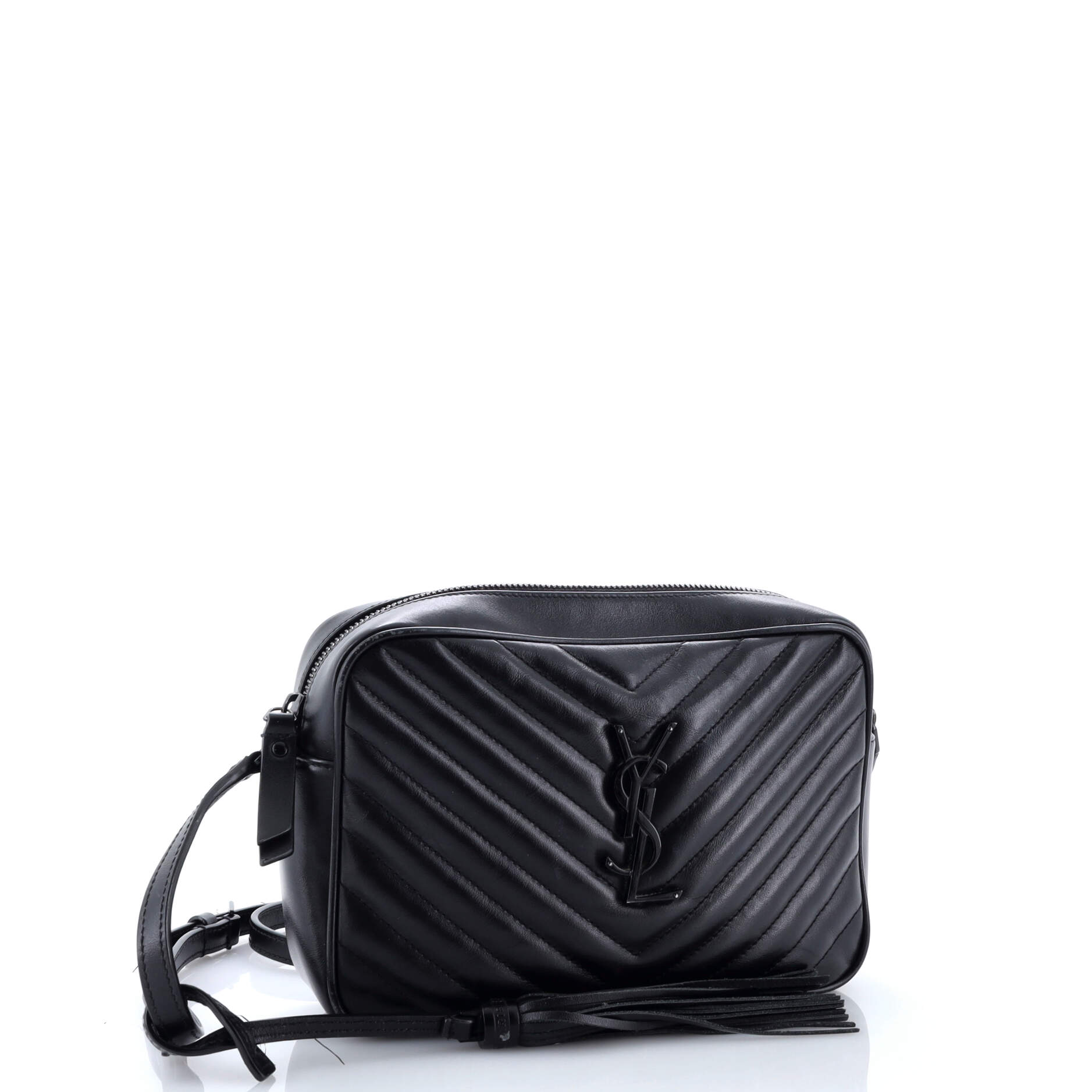 Saint Laurent Lou Camera Bag Matelasse Chevron Leather Small