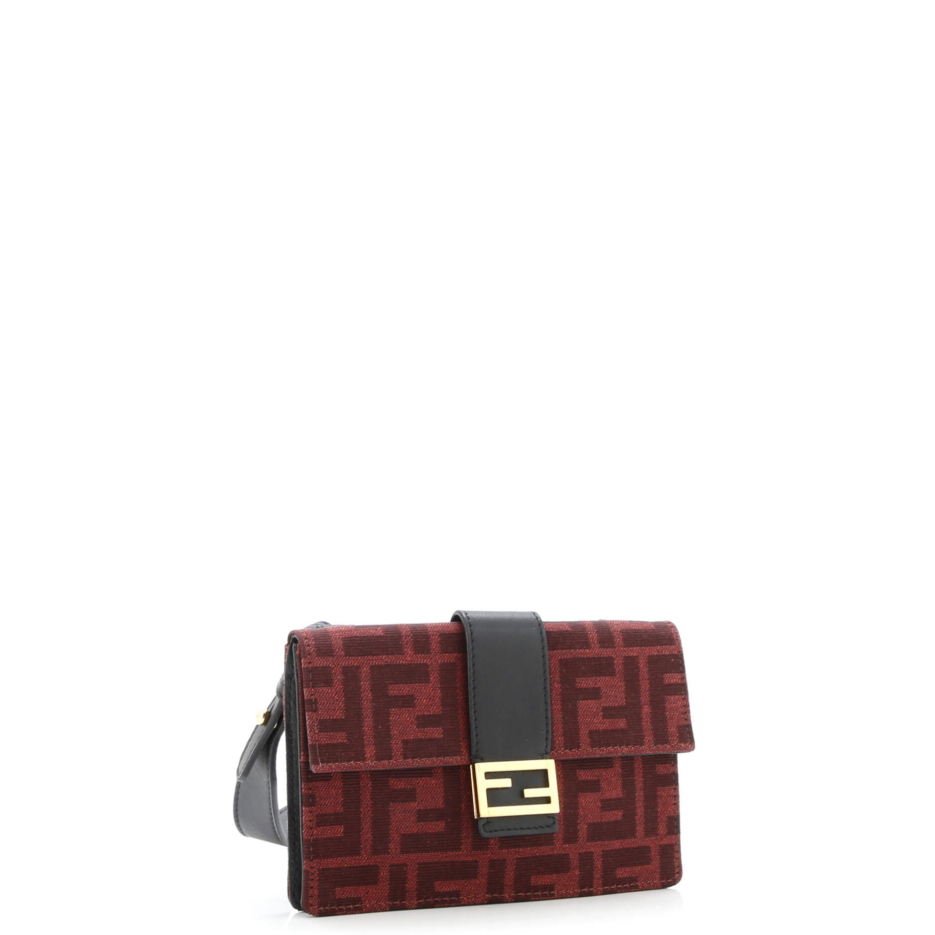 Fendi Baguette Convertible Pouch Zucca Canvas