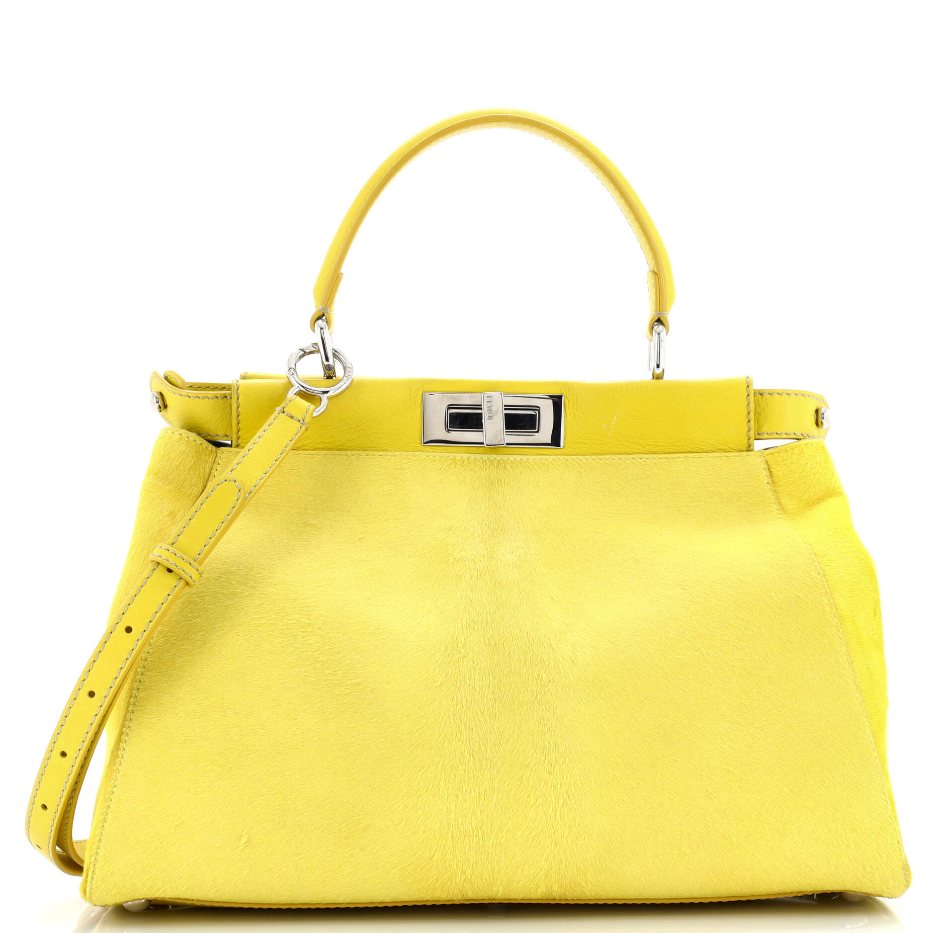 Fendi Peekaboo Bag Calf Hair Large