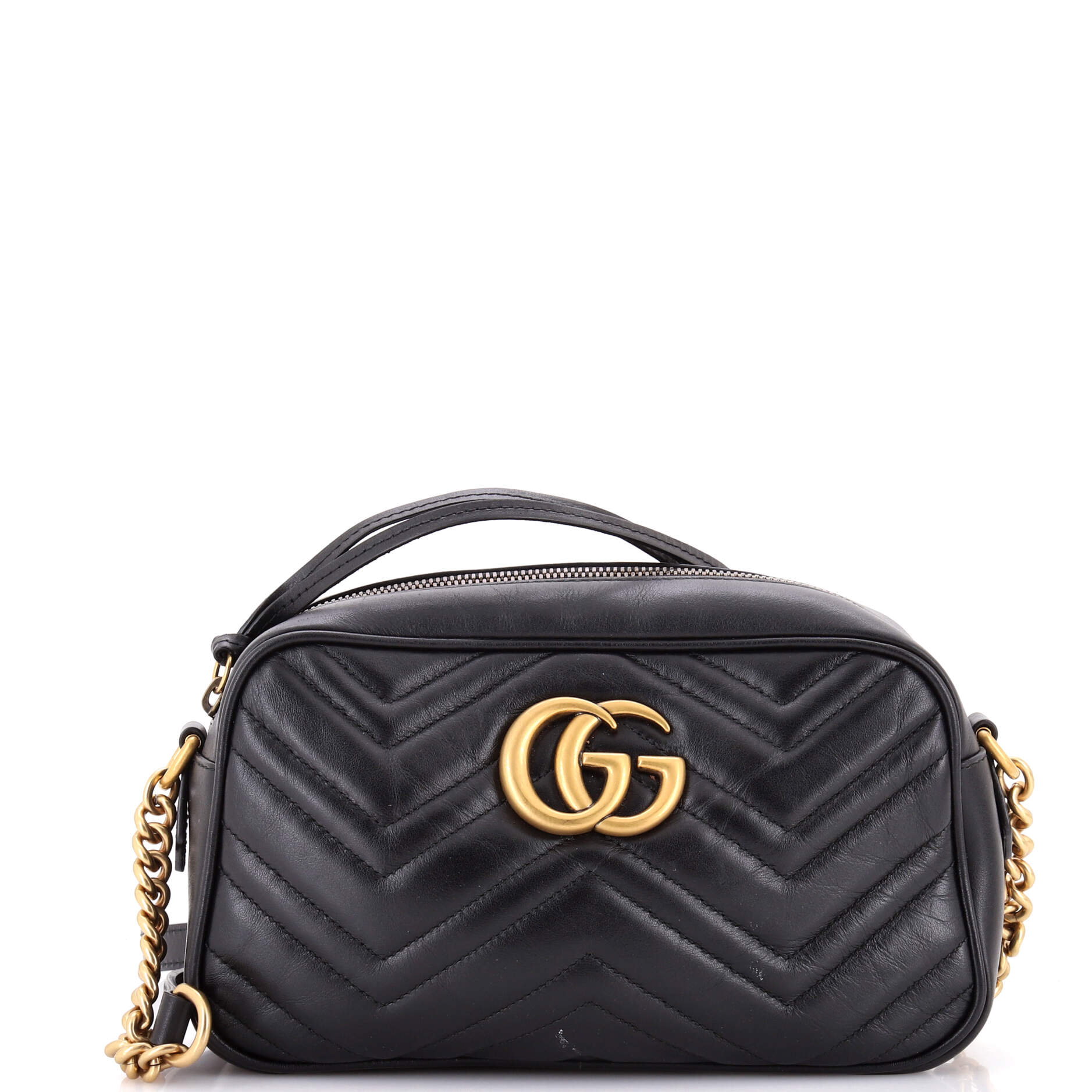 Gucci GG Marmont Shoulder Bag Matelasse Leather Small