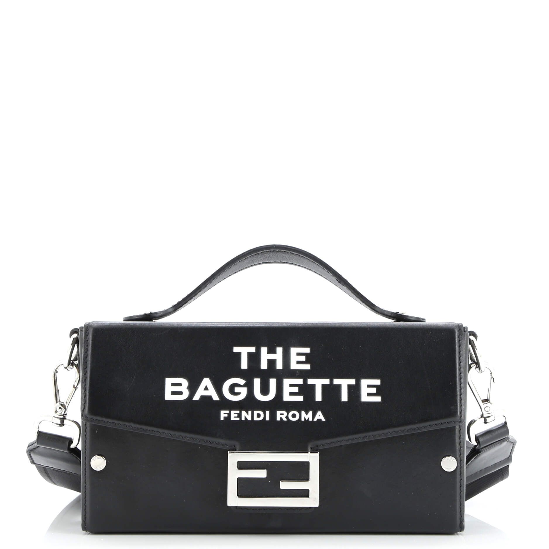 Fendi x Marc Jacobs Baguette Soft Trunk Bag Printed Leather