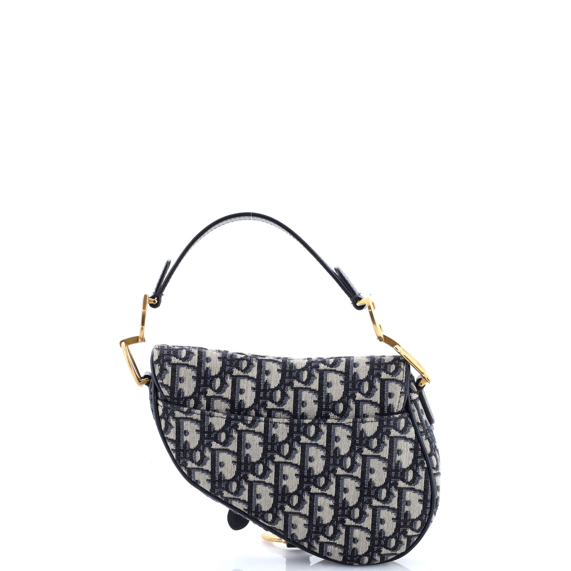 Christian Dior Saddle Handbag Oblique Canvas Mini