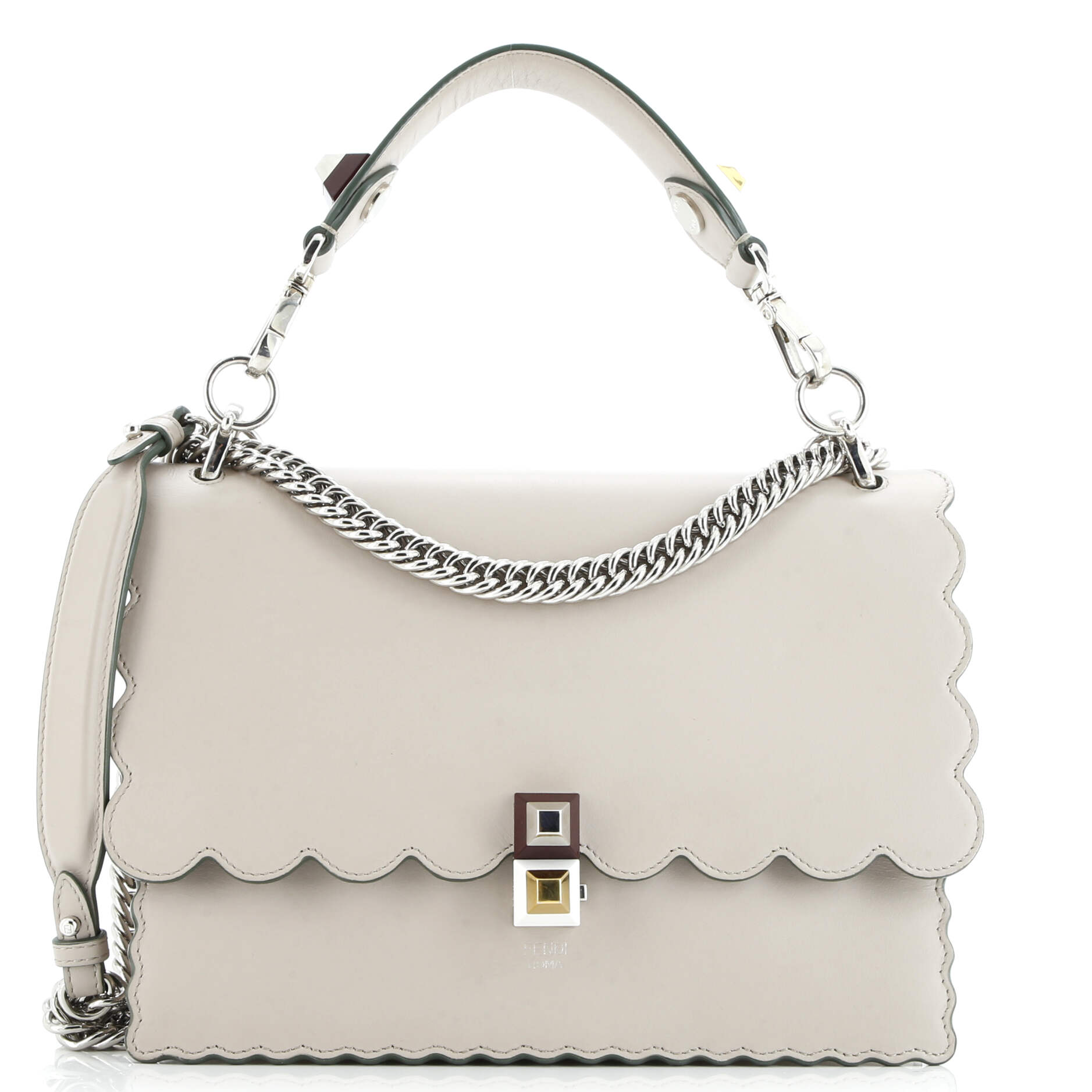 Fendi Kan I Bag Leather Medium