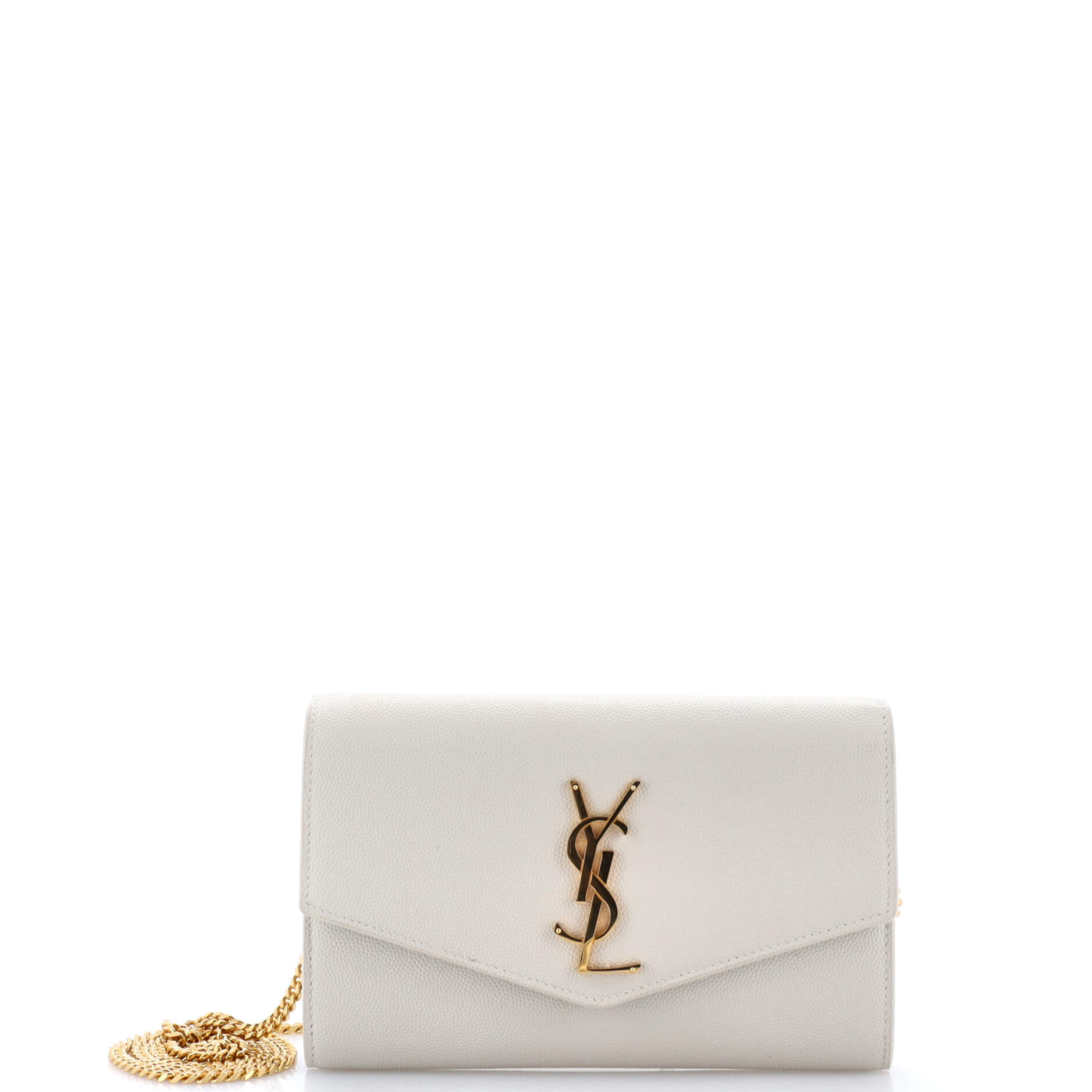 Saint Laurent Uptown Chain Wallet Leather