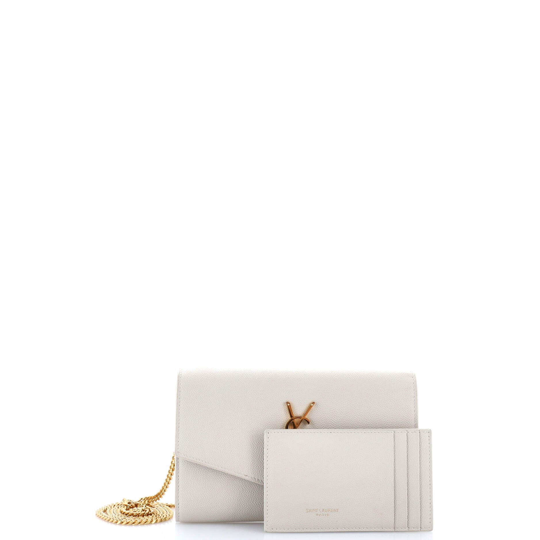 Saint Laurent Uptown Chain Wallet Leather