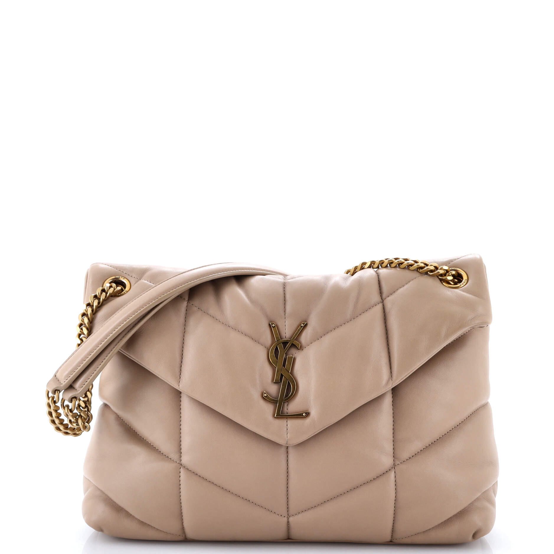 Saint Laurent Loulou Puffer Shoulder Bag Quilted Leather Medium