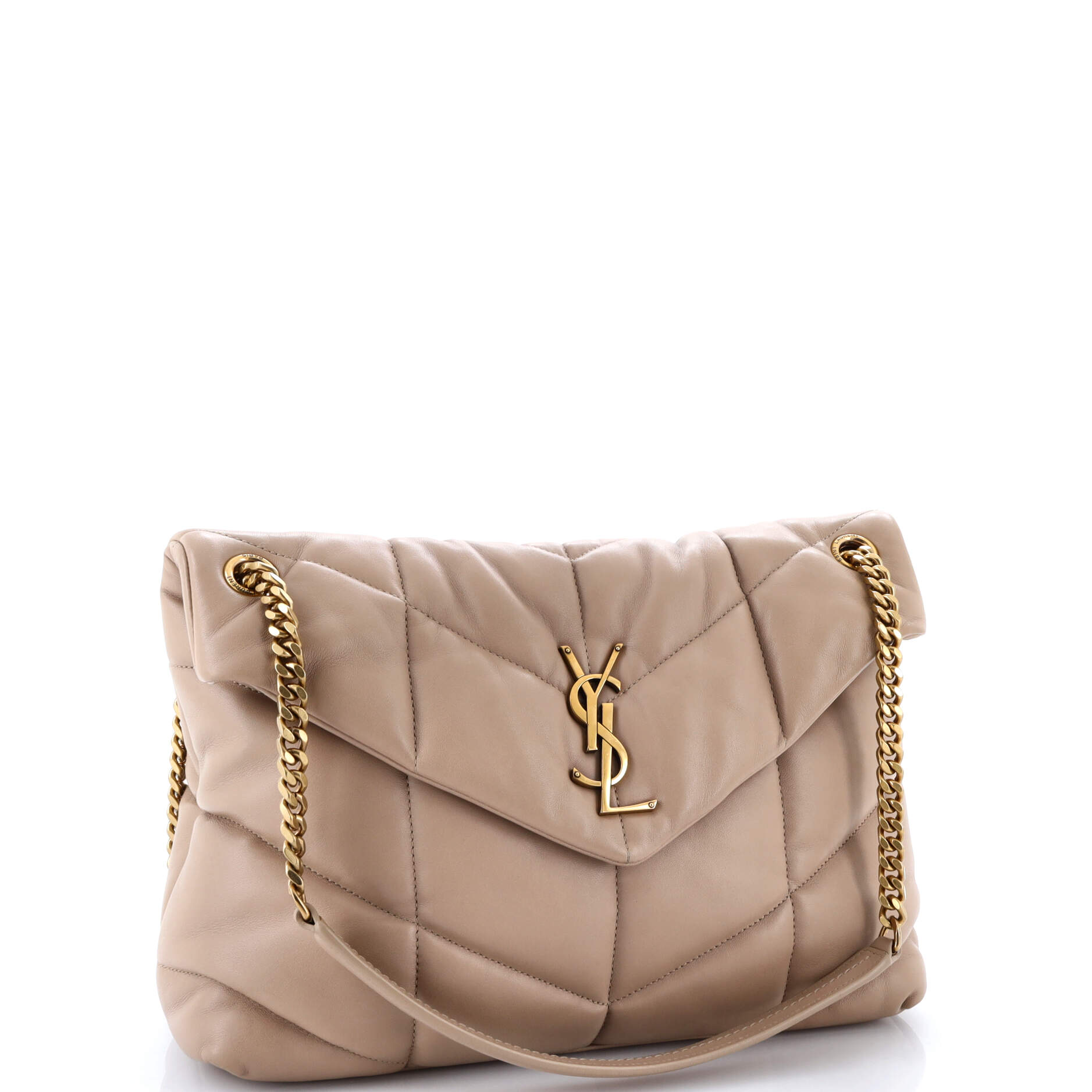 Saint Laurent Loulou Puffer Shoulder Bag Quilted Leather Medium