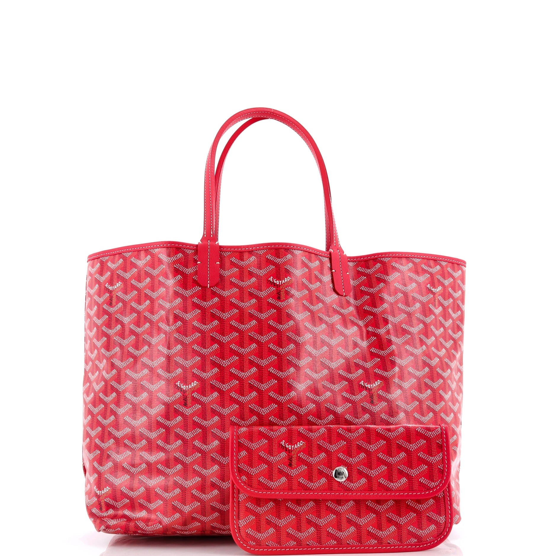 Goyard Saint Louis Reversible Tote Coated Canvas and Printed Canvas PM