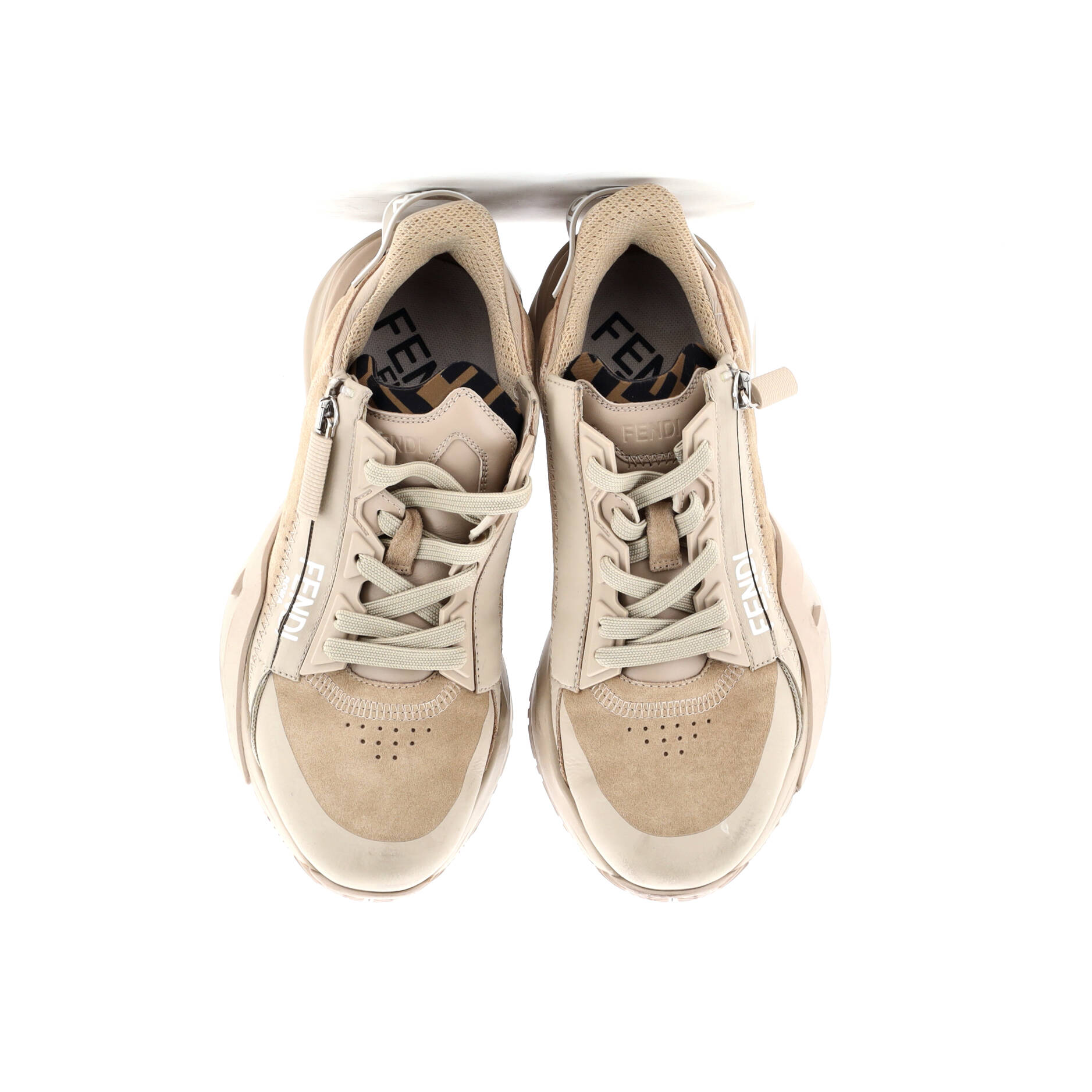 Fendi Women's Flow Sneakers Mixed Materials