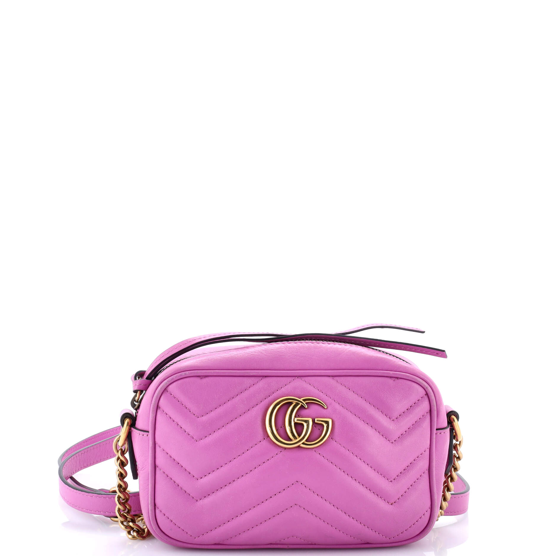 Gucci GG Marmont Shoulder Bag Matelasse Leather Mini