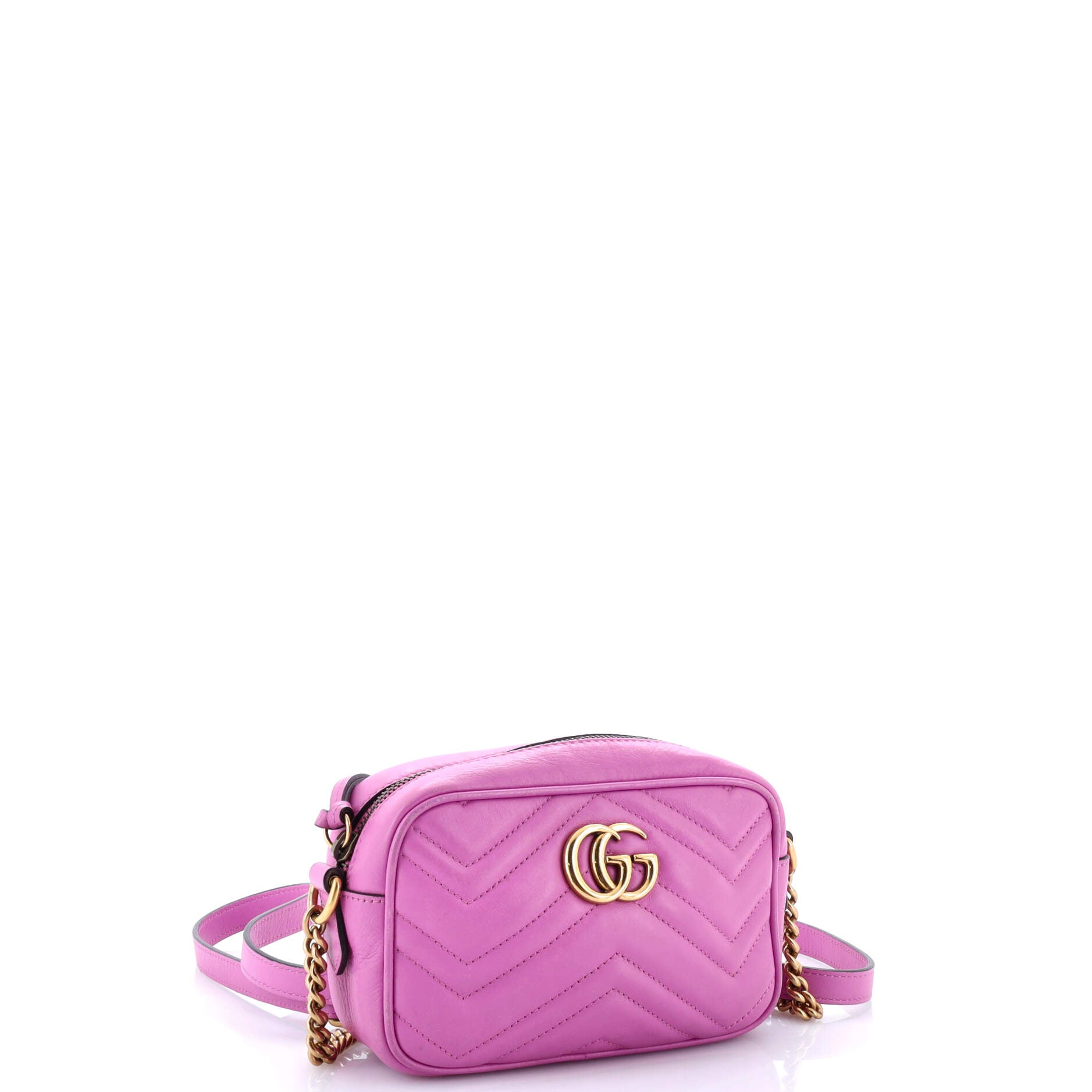 Gucci GG Marmont Shoulder Bag Matelasse Leather Mini