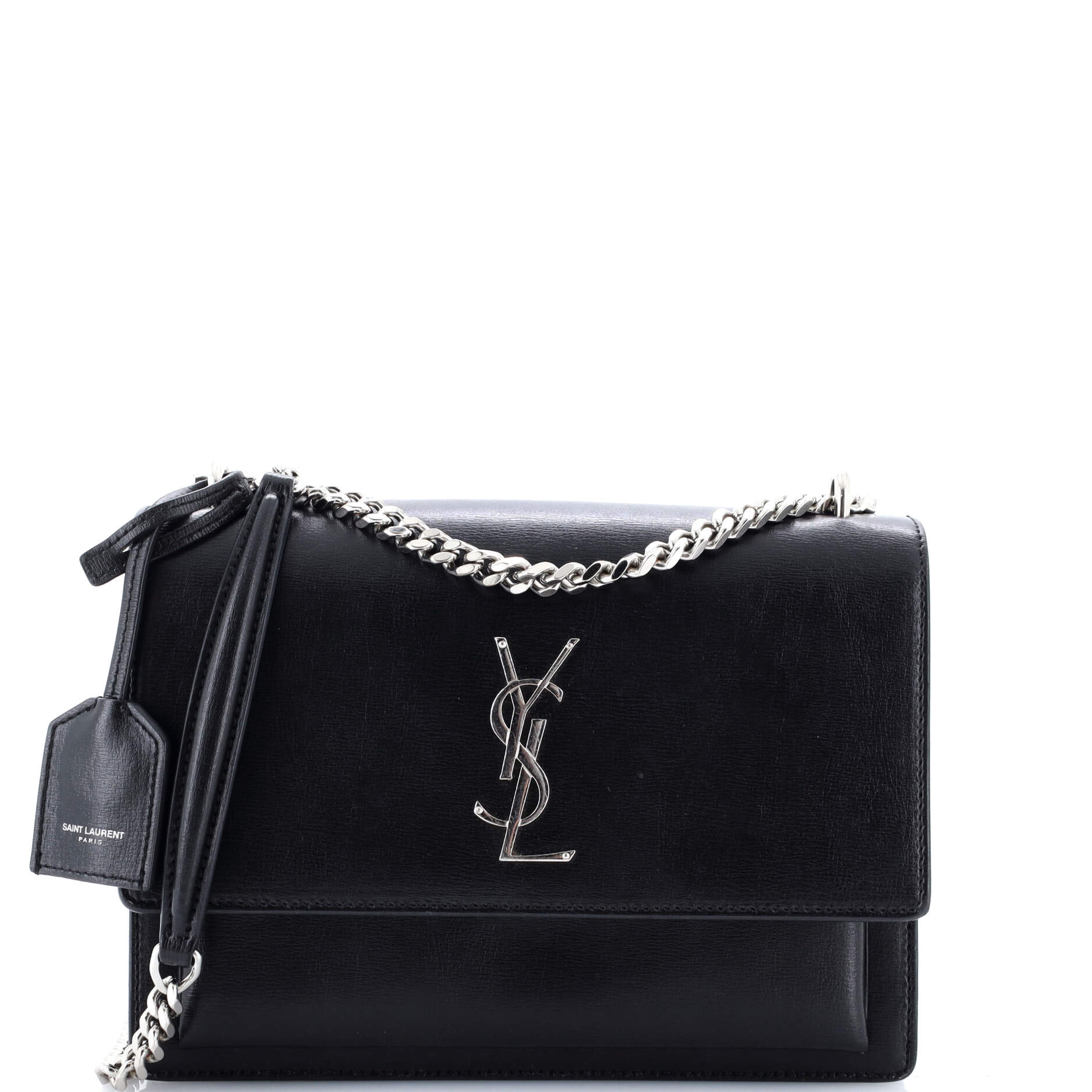 Saint Laurent Sunset Crossbody Bag Leather Large