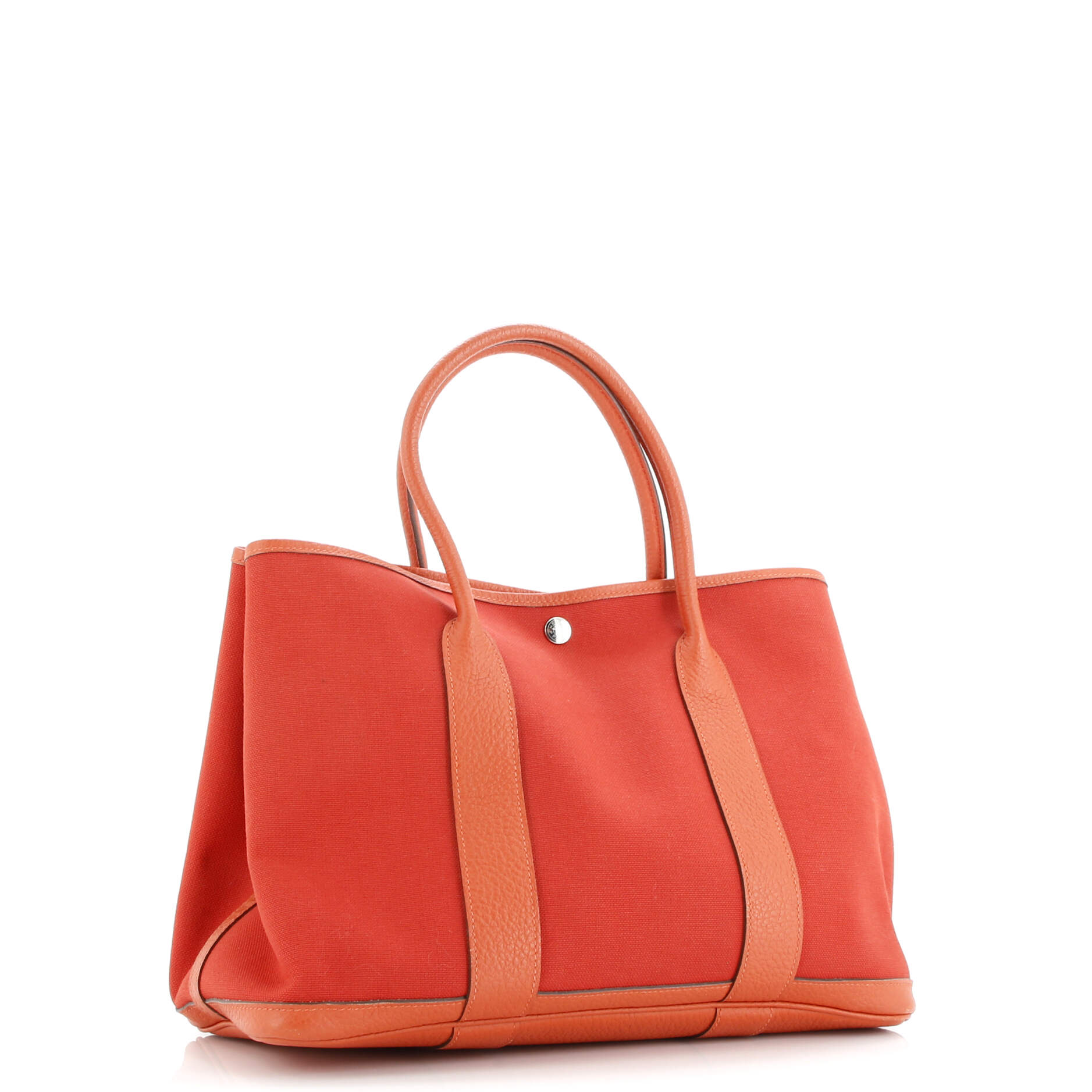 Hermes Garden Party Tote Toile and Leather 36
