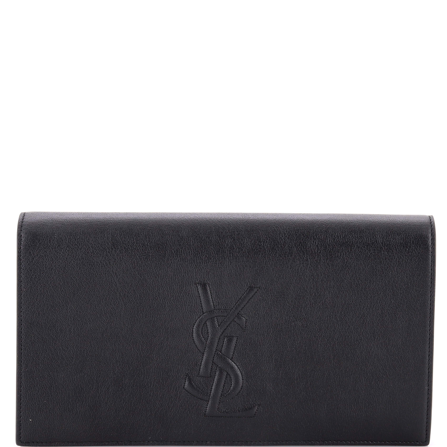 Saint Laurent Belle de Jour Clutch Leather Large