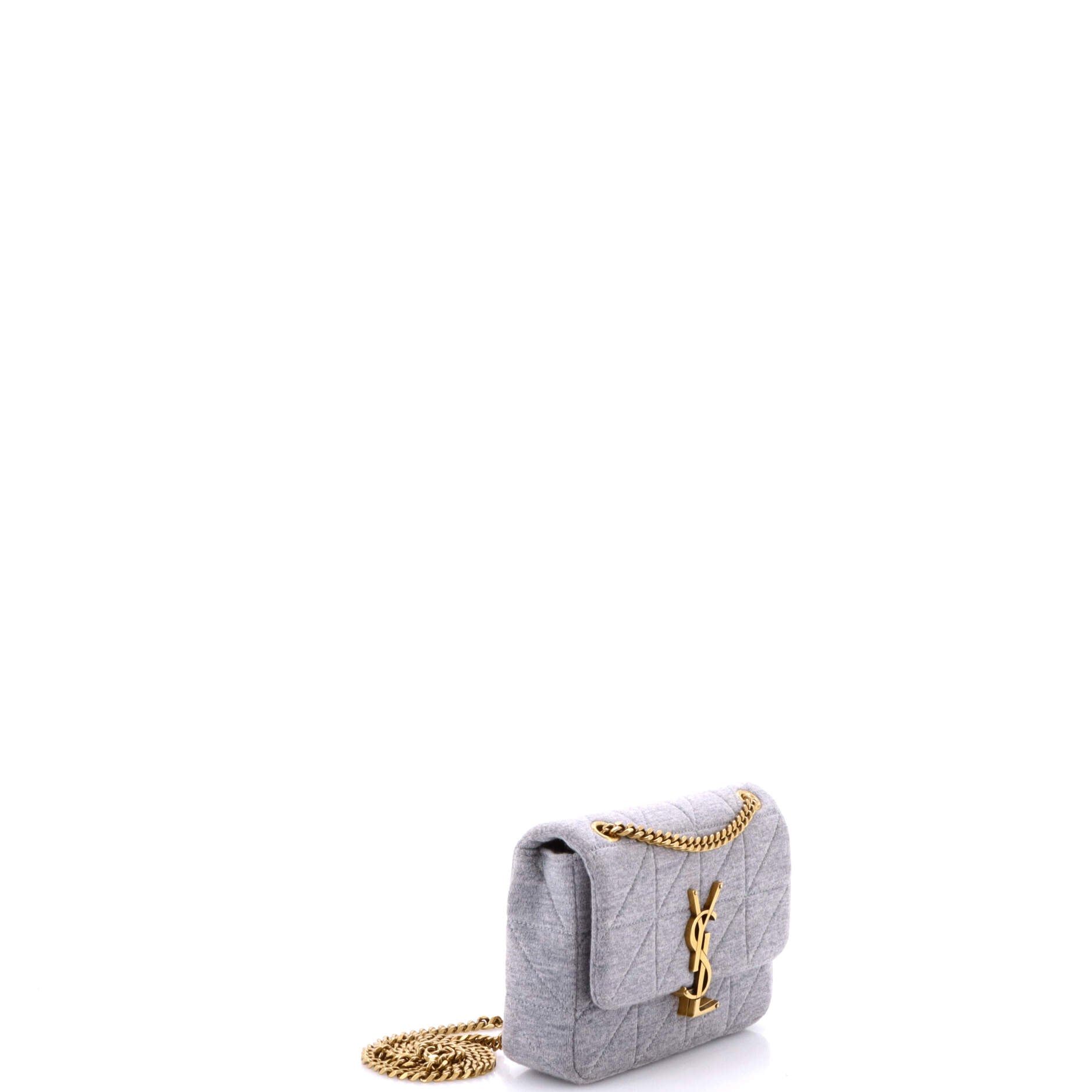 Saint Laurent Jamie Flap Bag Quilted Jersey Small