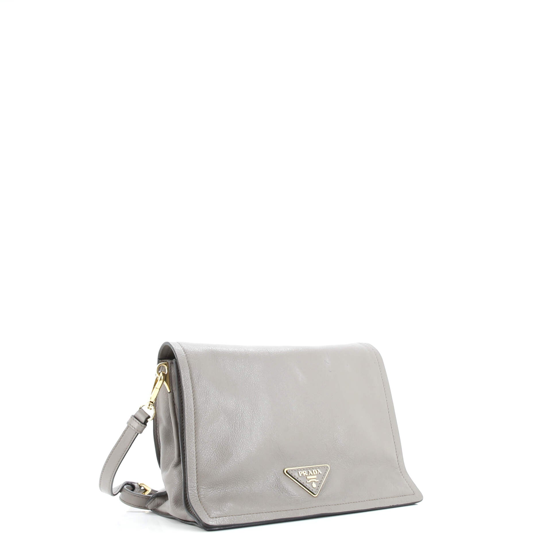 Prada Flap Messenger Glace Calf Small