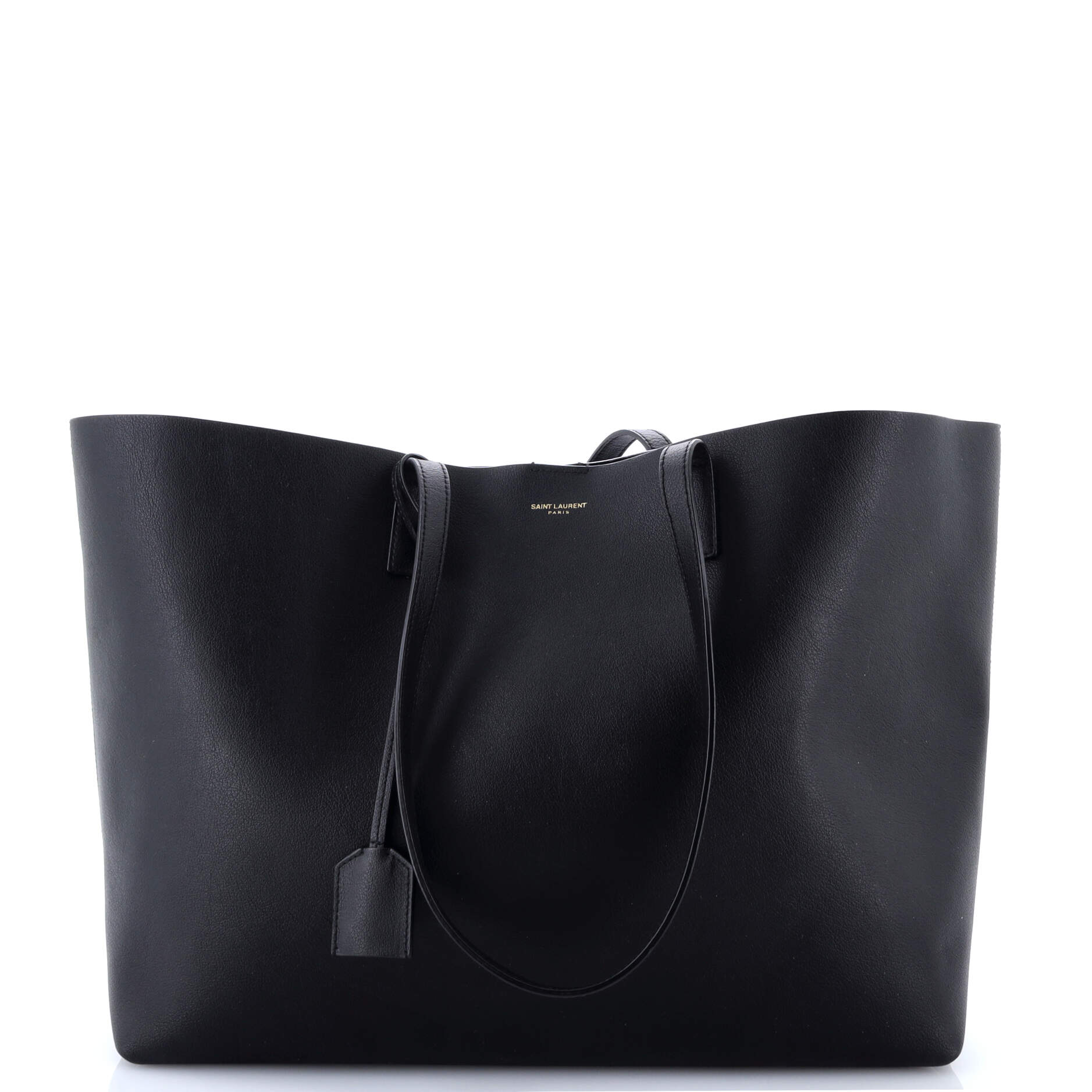 Saint Laurent Shopper Tote Leather Large
