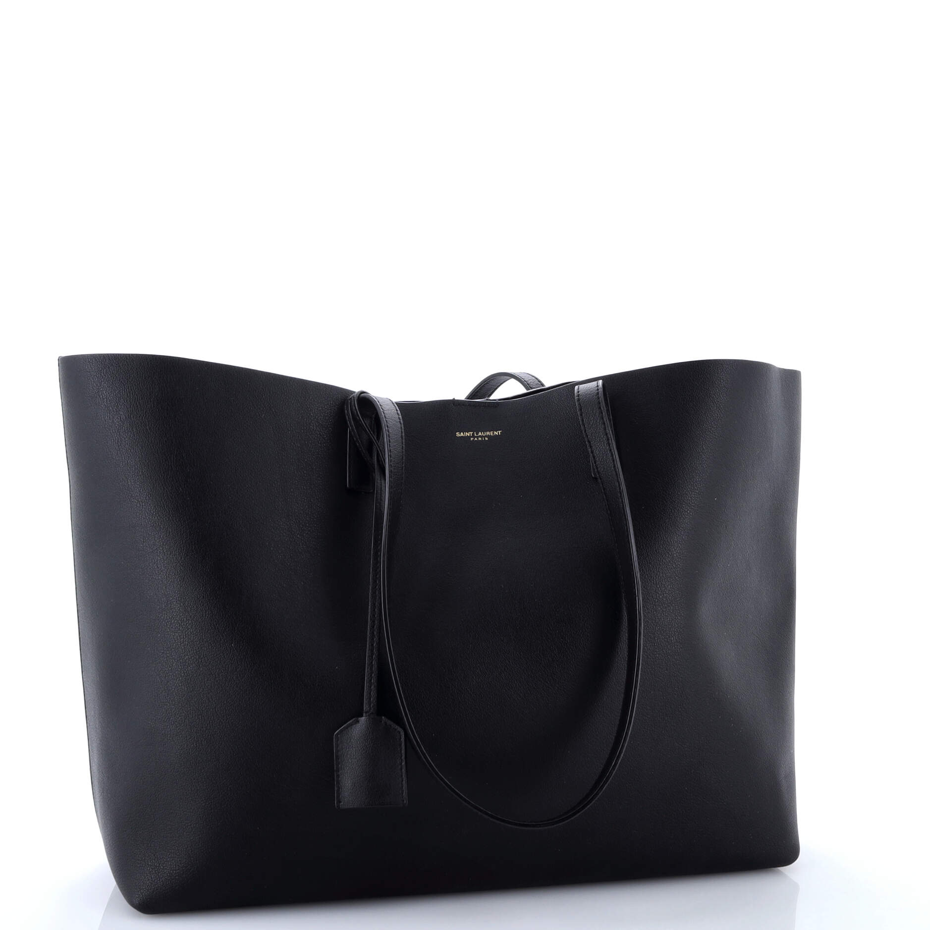 Saint Laurent Shopper Tote Leather Large