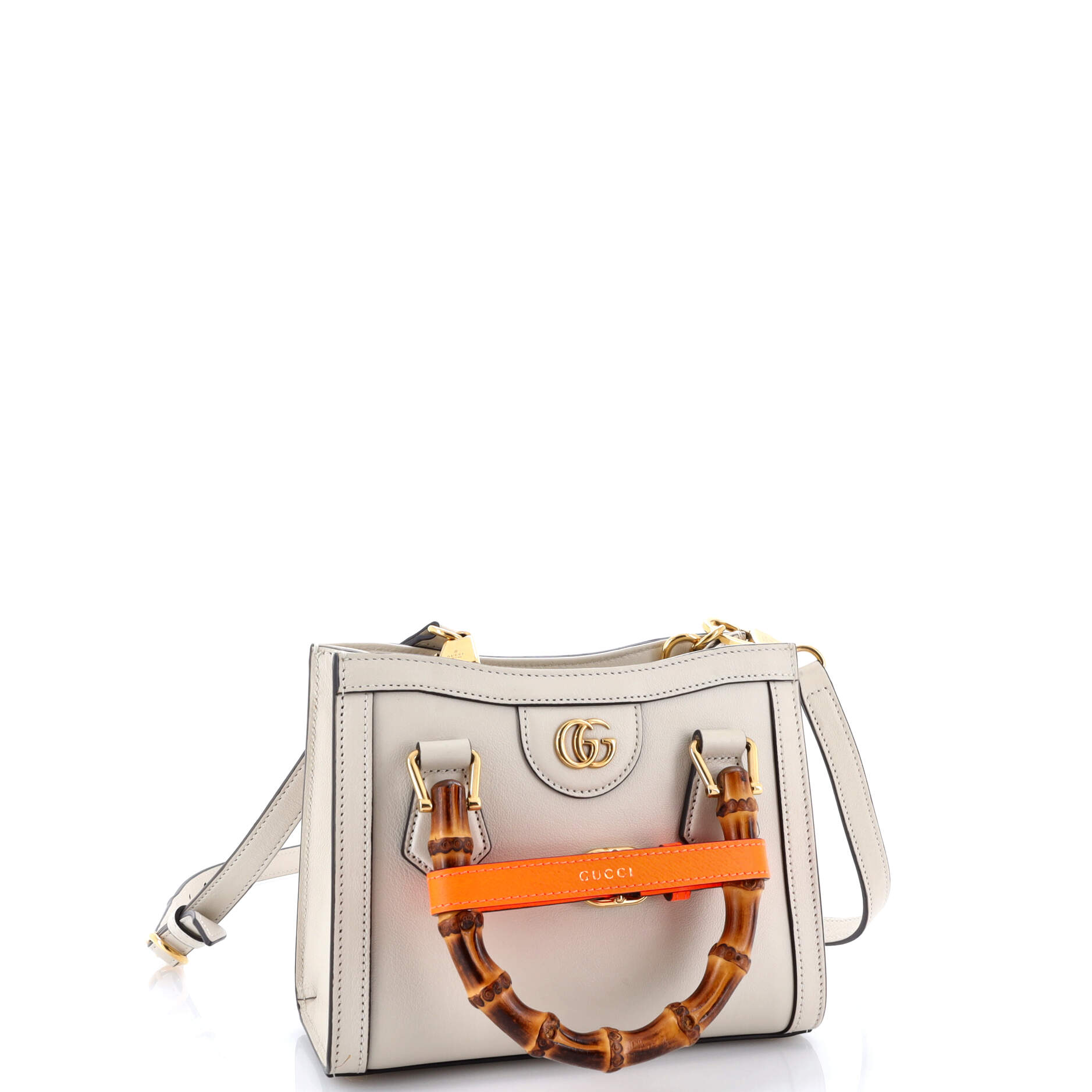 Gucci Diana NM Bamboo Handle Tote Leather Mini