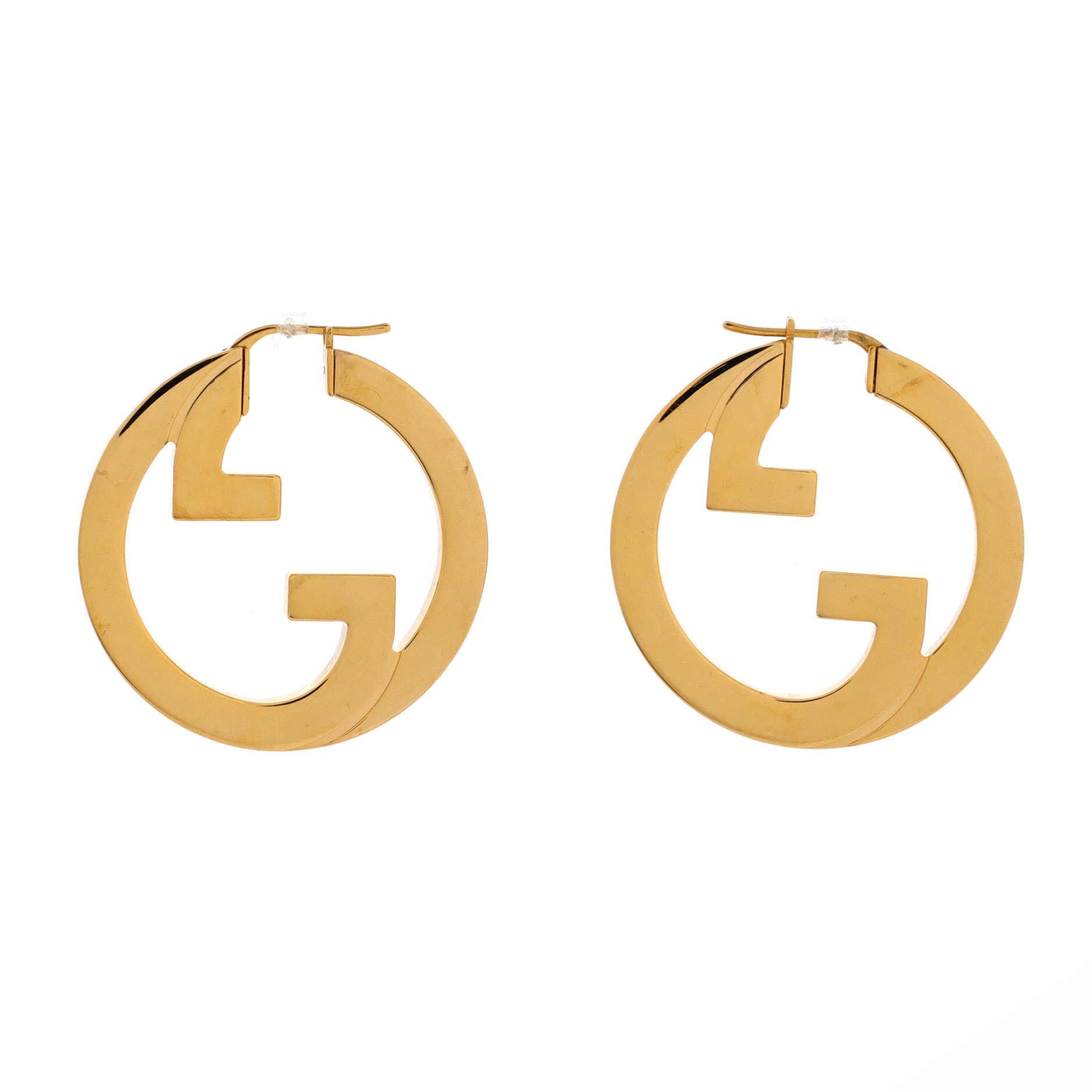 Gucci Blondie Hoop Earrings Metal Large