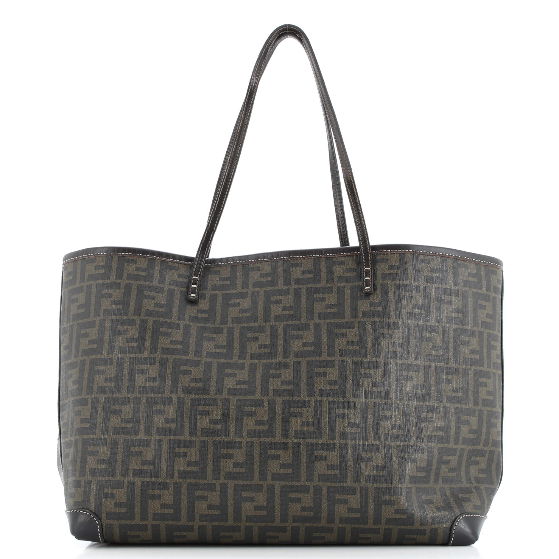 Fendi Roll Tote Zucca Coated Canvas Medium
