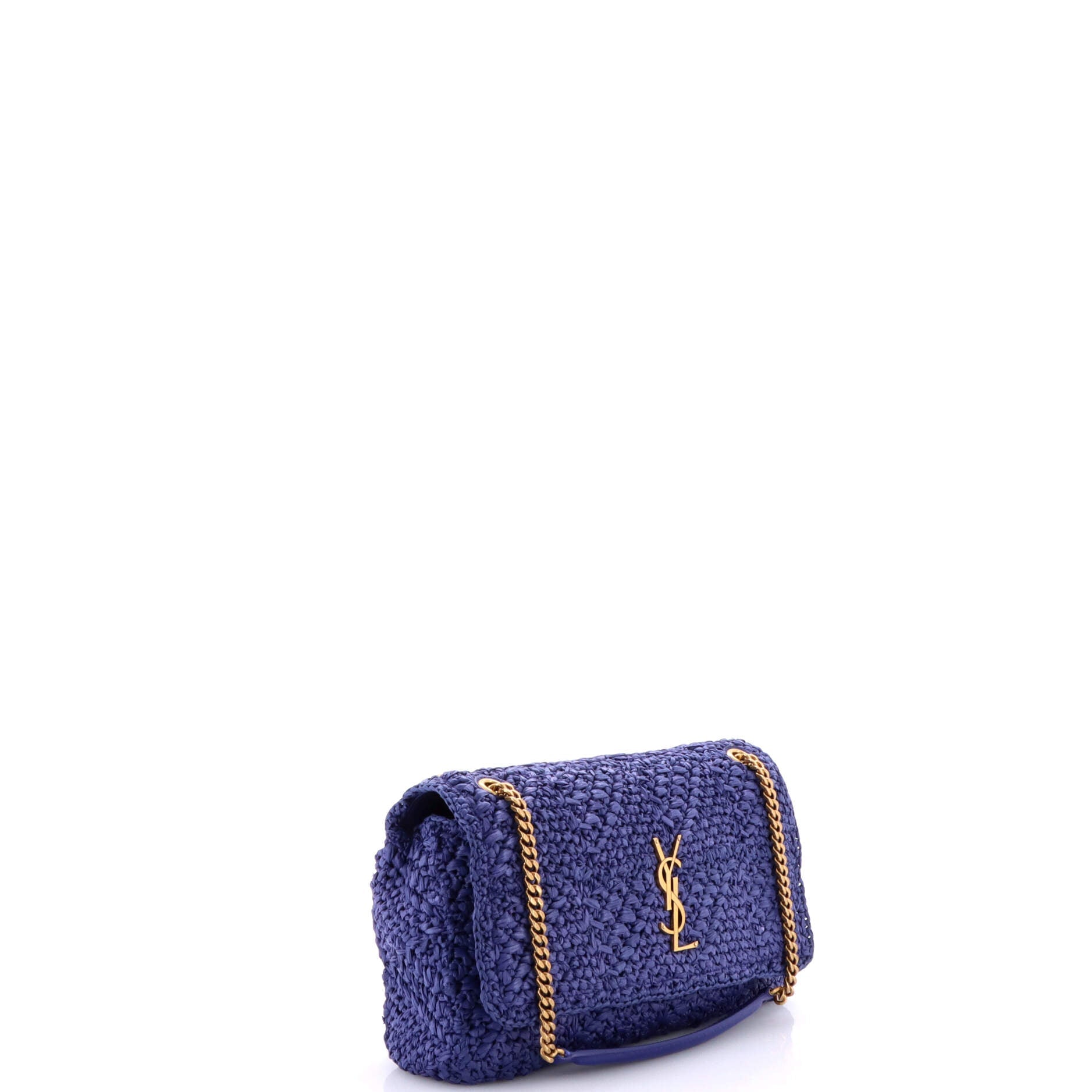 Saint Laurent Jamie Flap Bag Crochet Raffia Medium