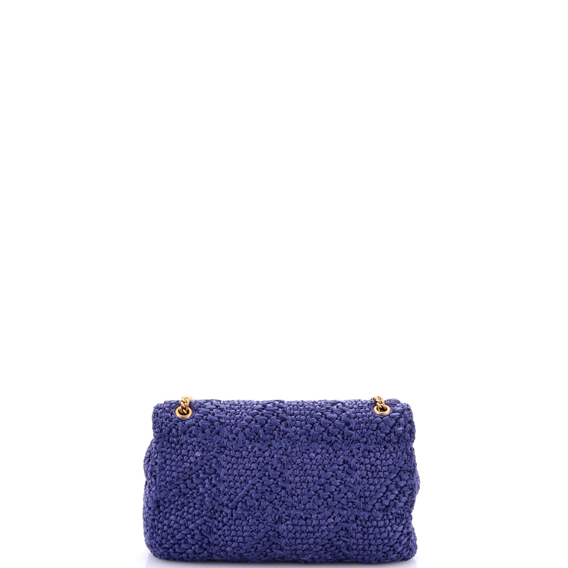 Saint Laurent Jamie Flap Bag Crochet Raffia Medium