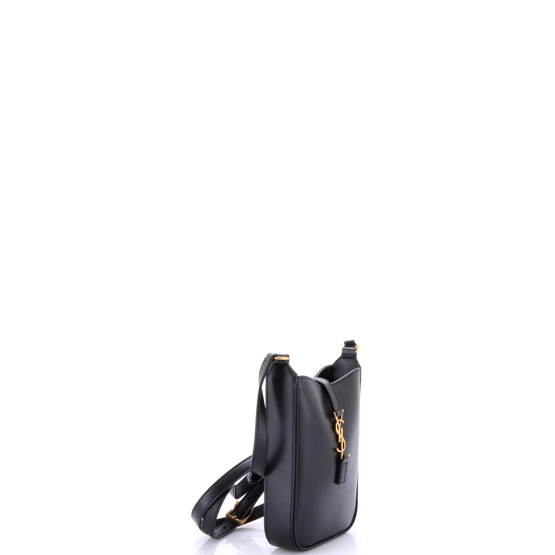 Saint Laurent Le 5 a 7 Vertical Shoulder Bag Leather Mini