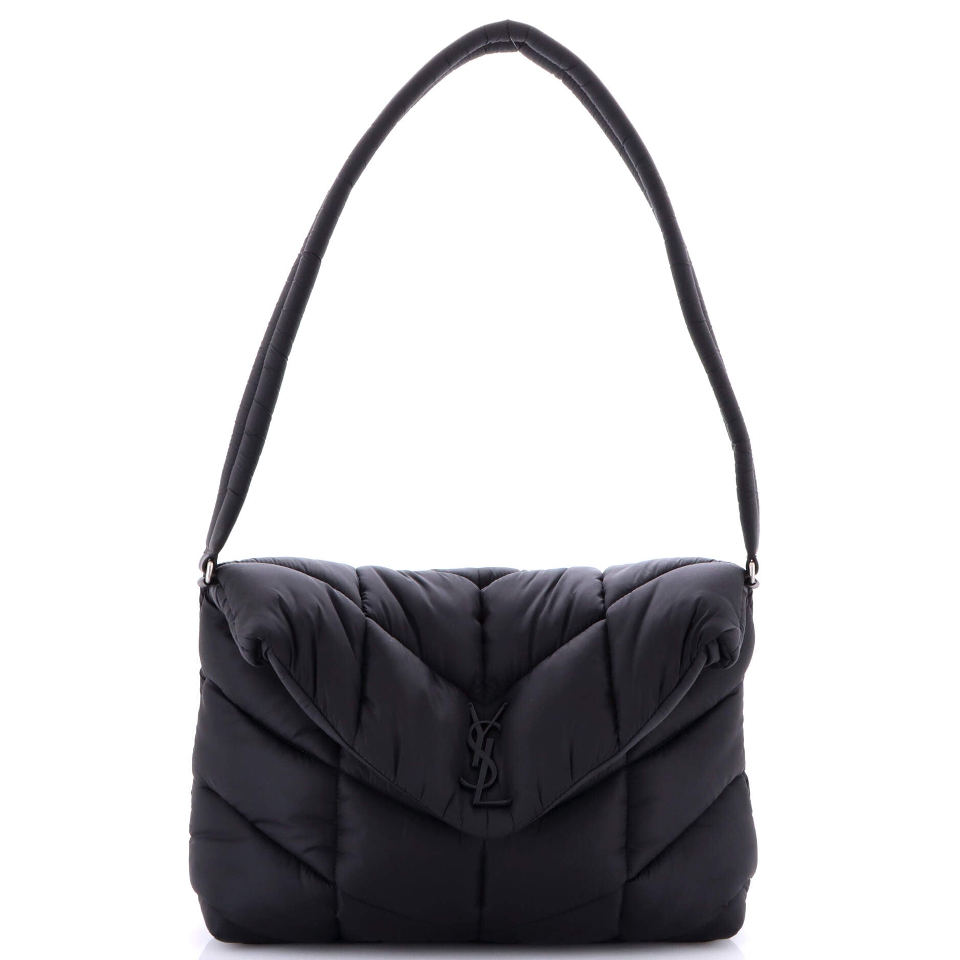 Saint Laurent Loulou Puffer Messenger Bag Quilted Econyl