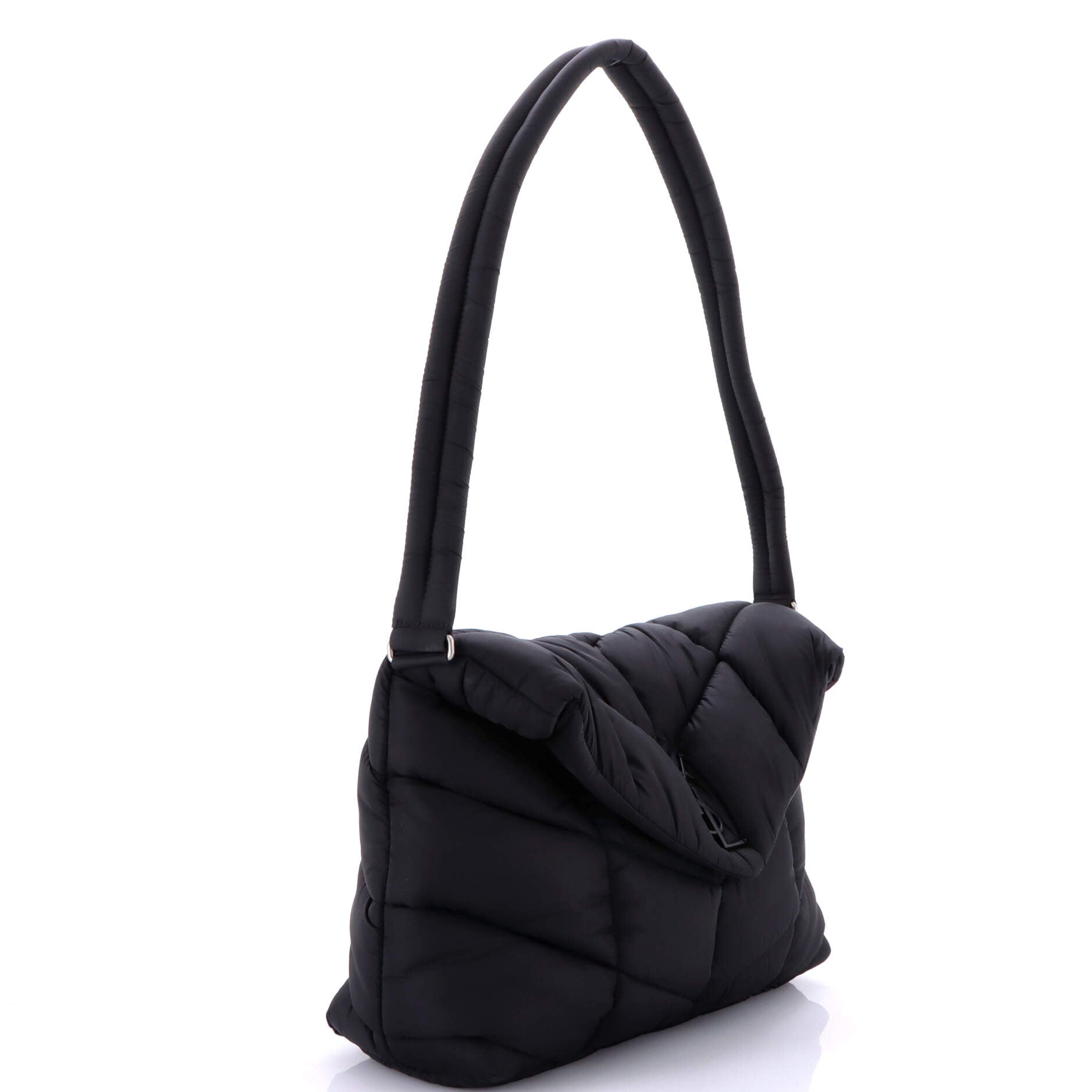 Saint Laurent Loulou Puffer Messenger Bag Quilted Econyl