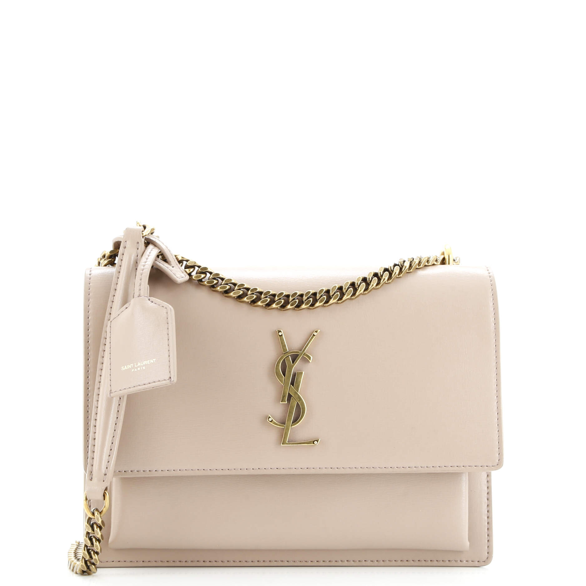 Saint Laurent Sunset Satchel Leather Medium