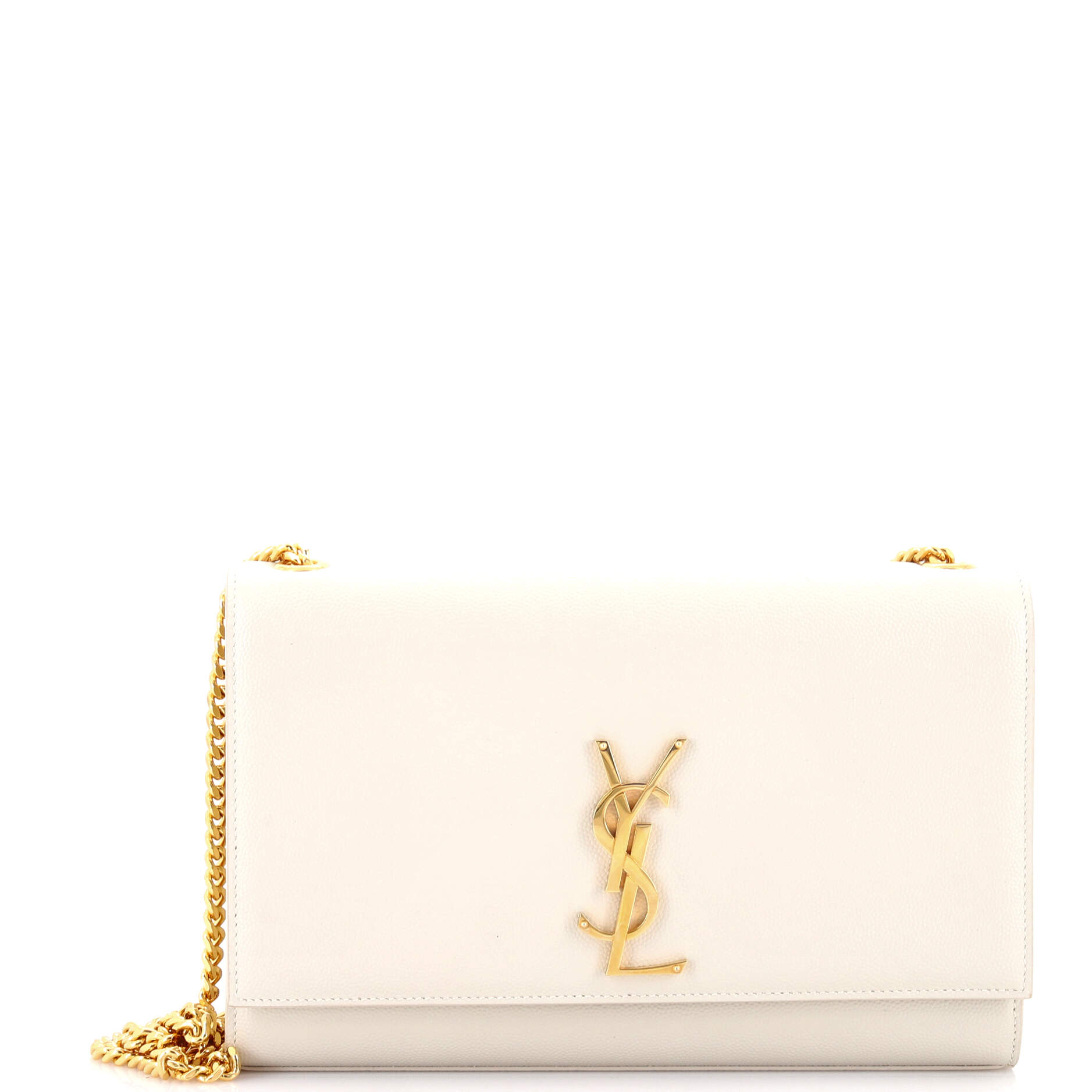 Saint Laurent Classic Monogram Crossbody Bag Grainy Leather Medium