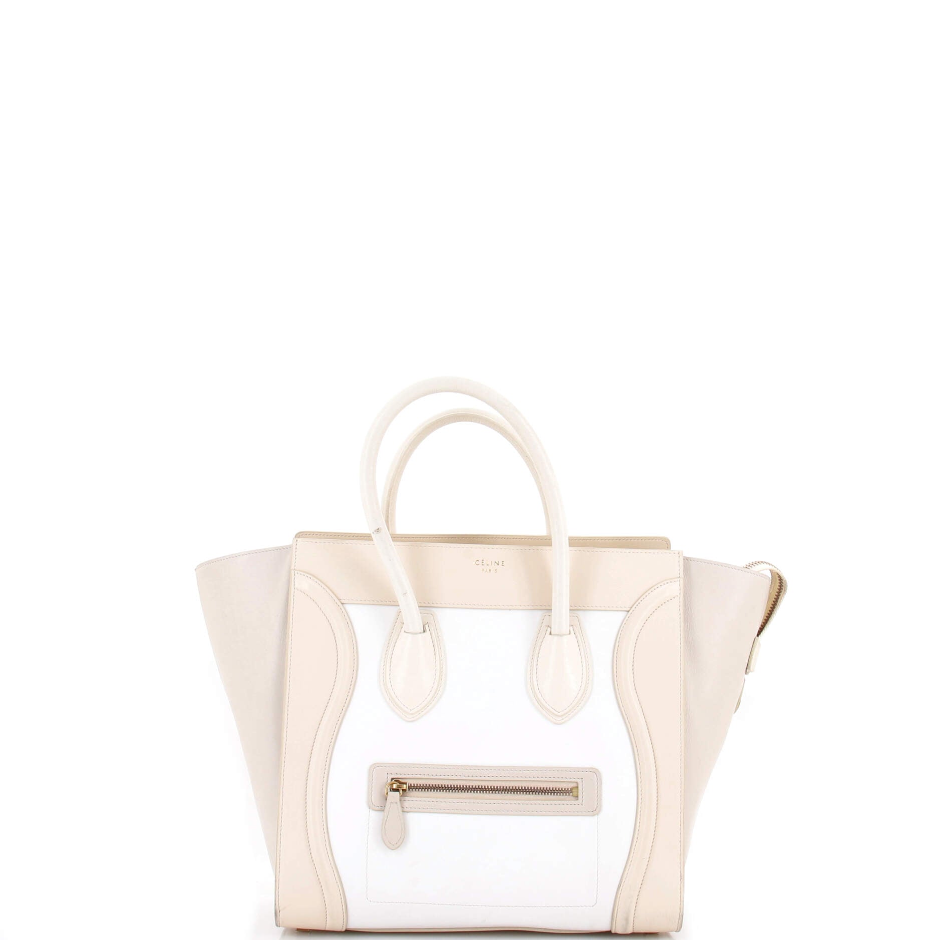Celine Tricolor Luggage Bag Leather Mini